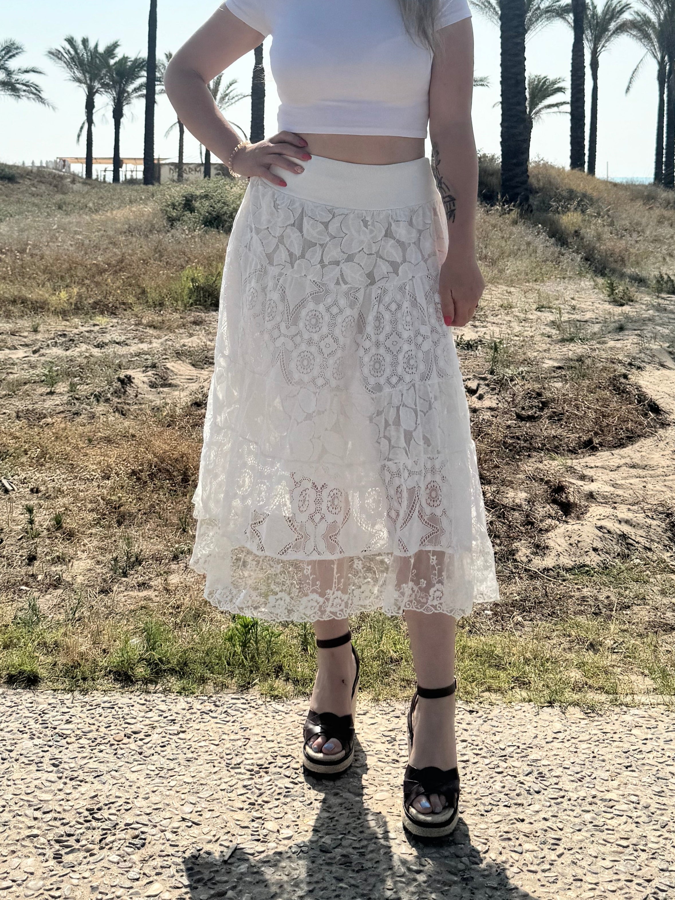 Falda Ibiza Flores