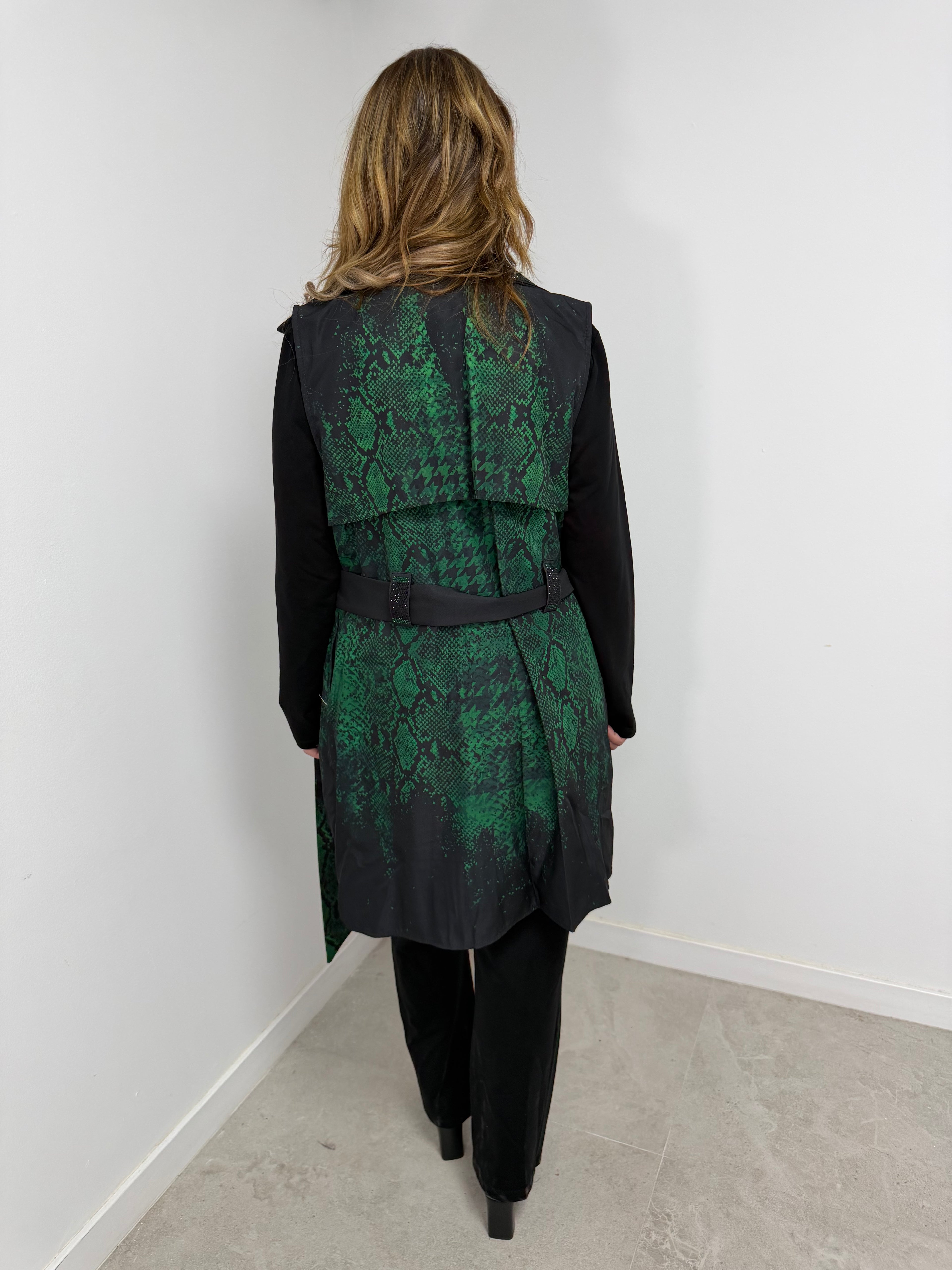 Conjunto 3 piezas chaleco serpiente