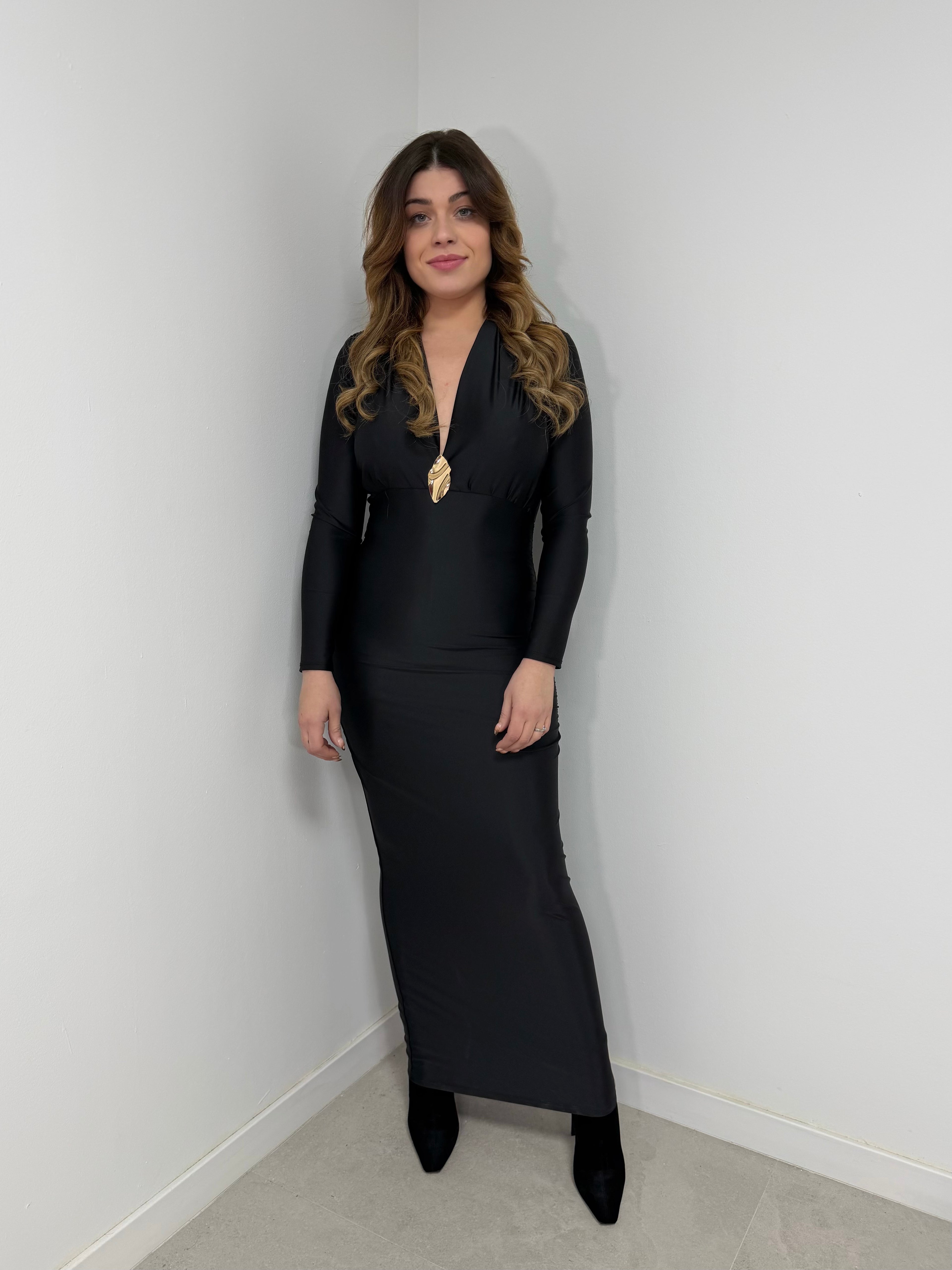 Vestido detalle escote