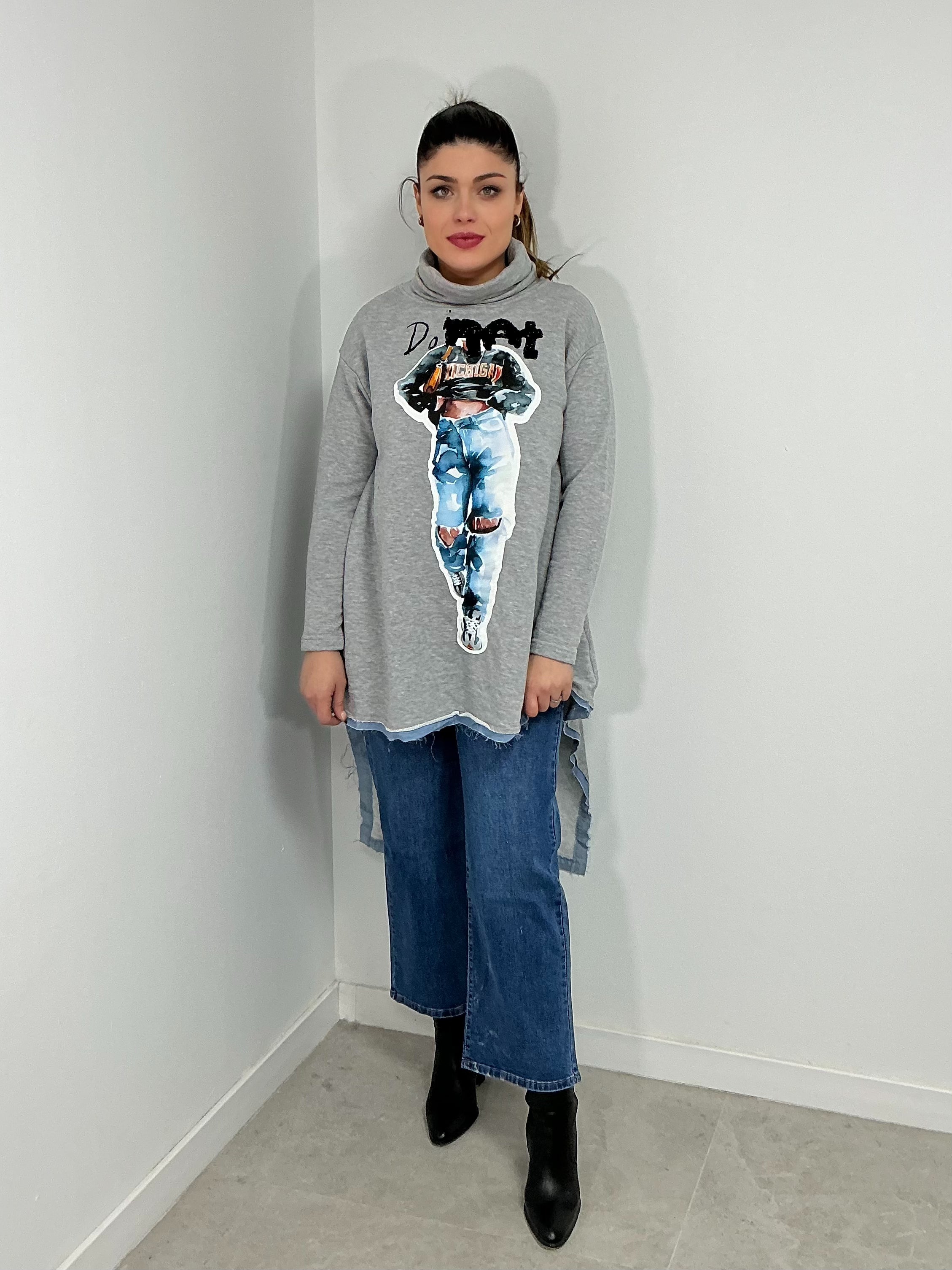 Pantalón vaquero campana