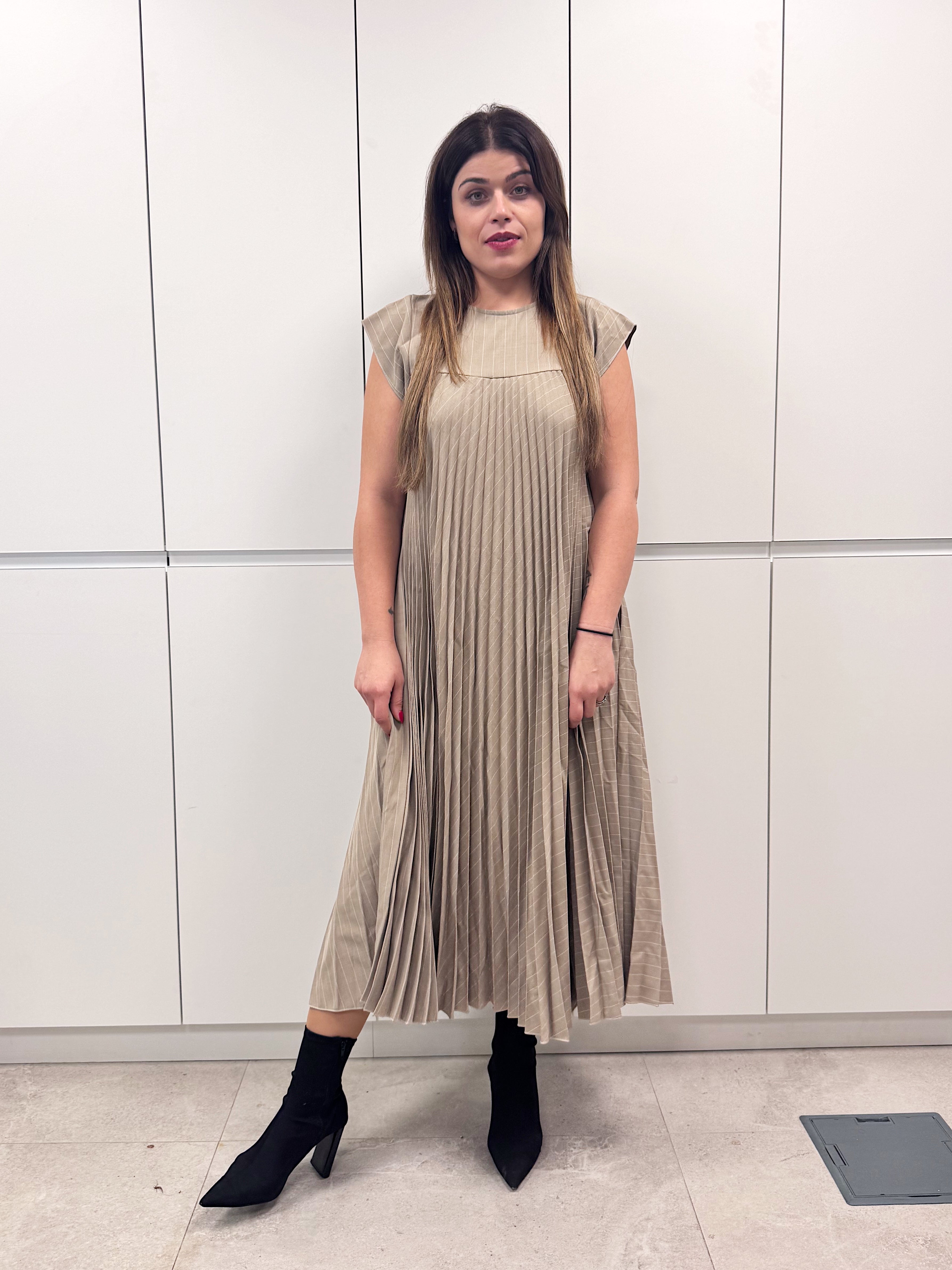 Vestido plisado OTOÑO