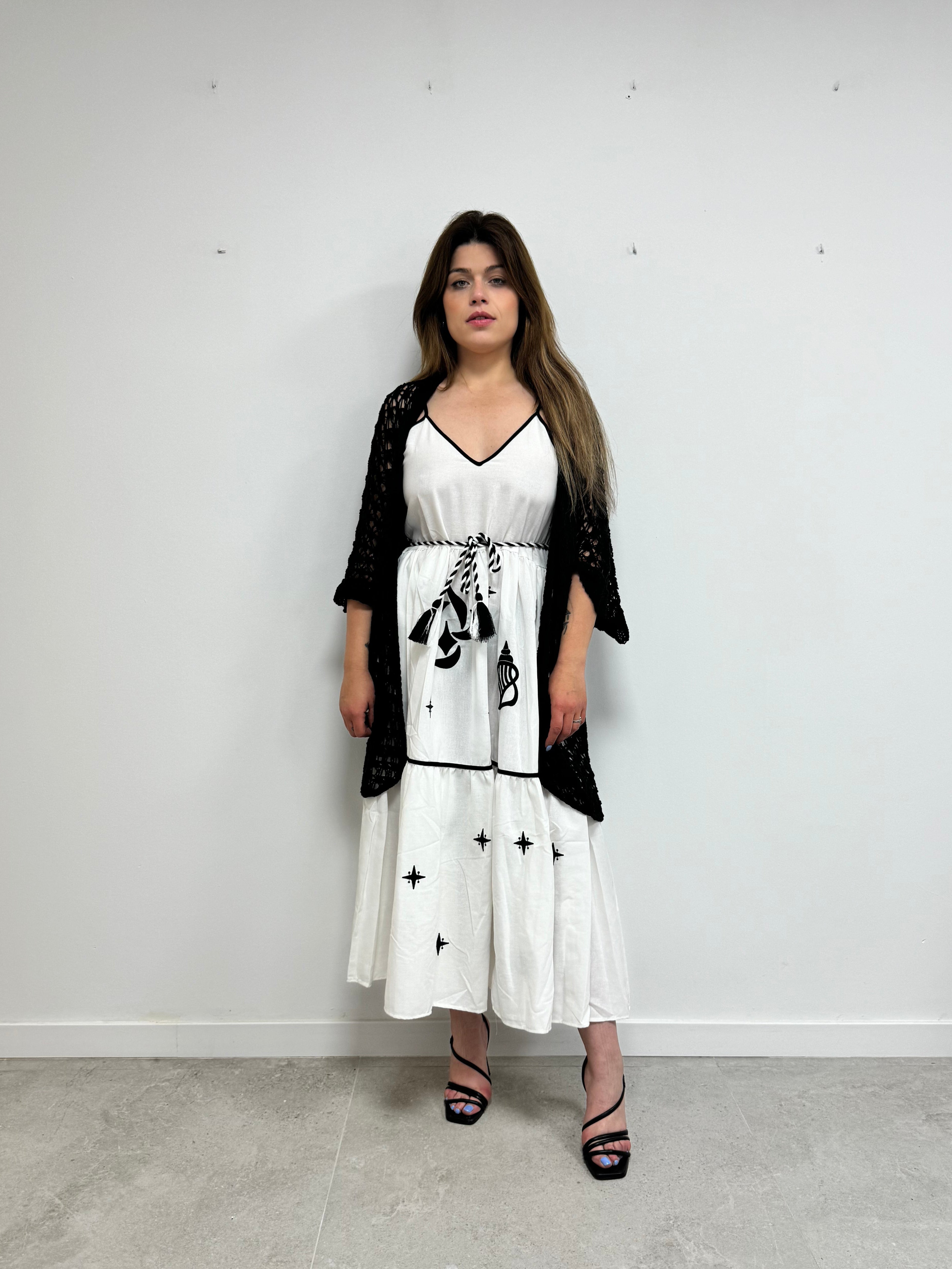 Vestido blanco Concha 