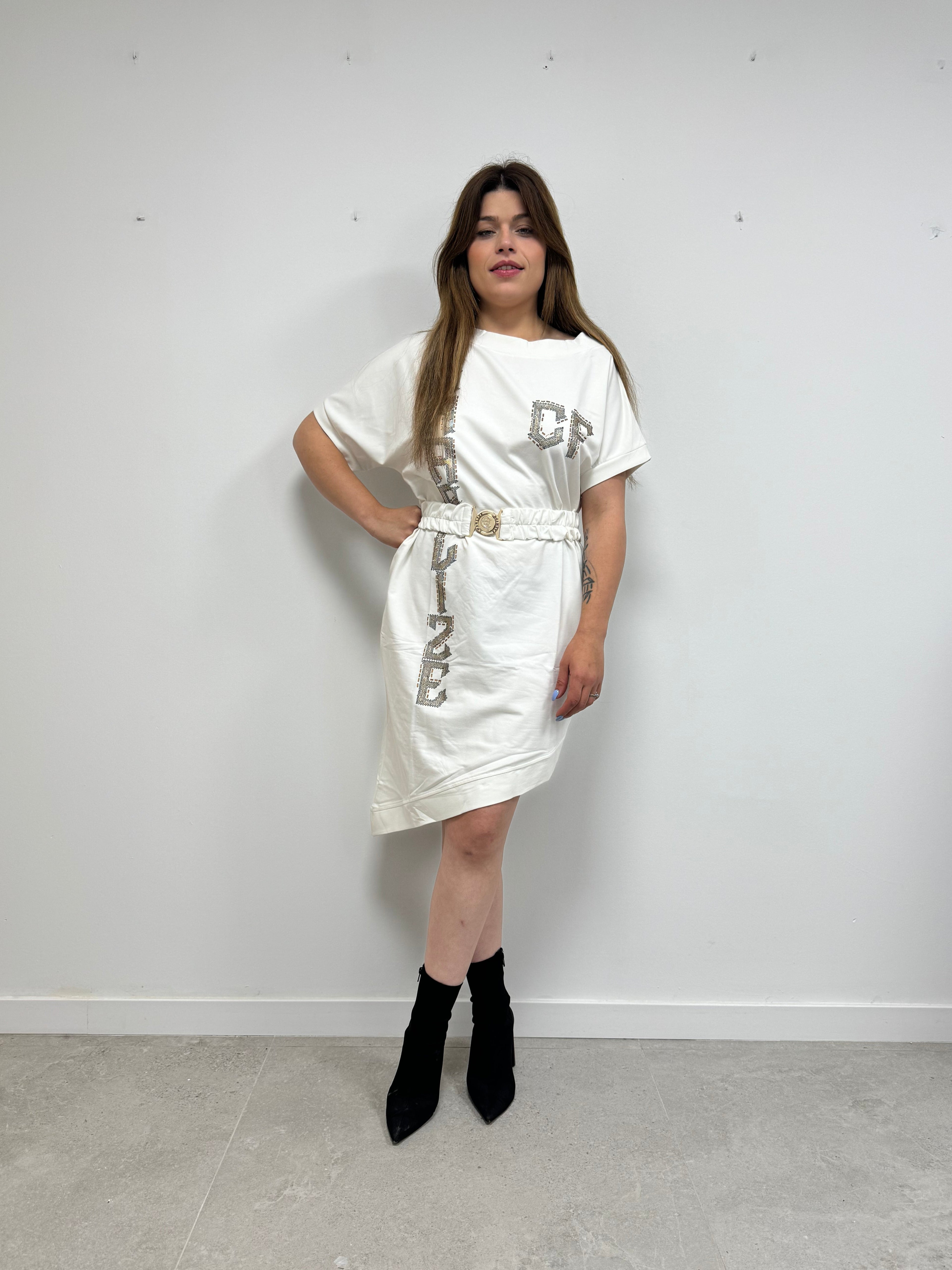 Vestido blanco charlize    