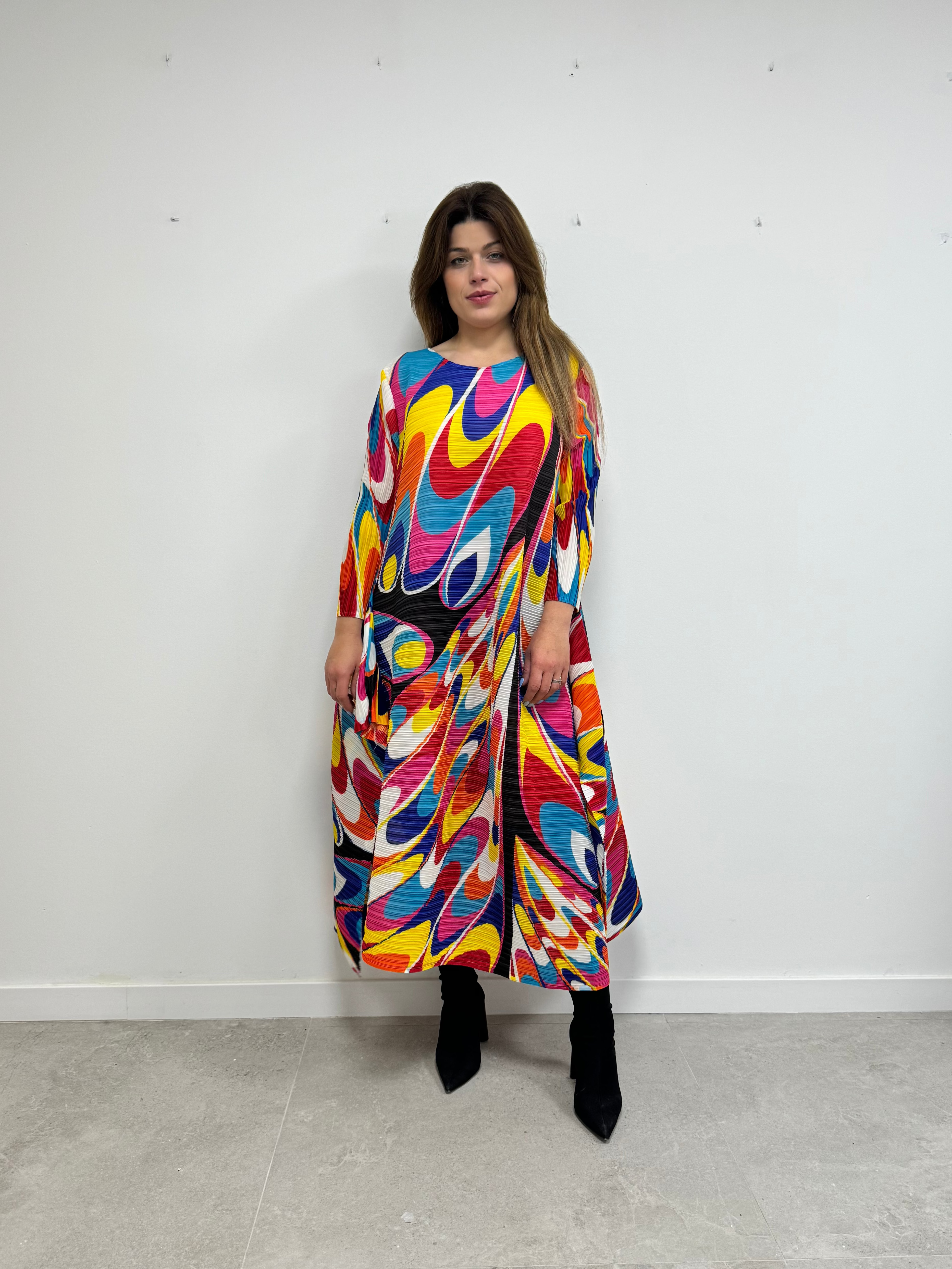 Vestido diseño colores iskia shopping