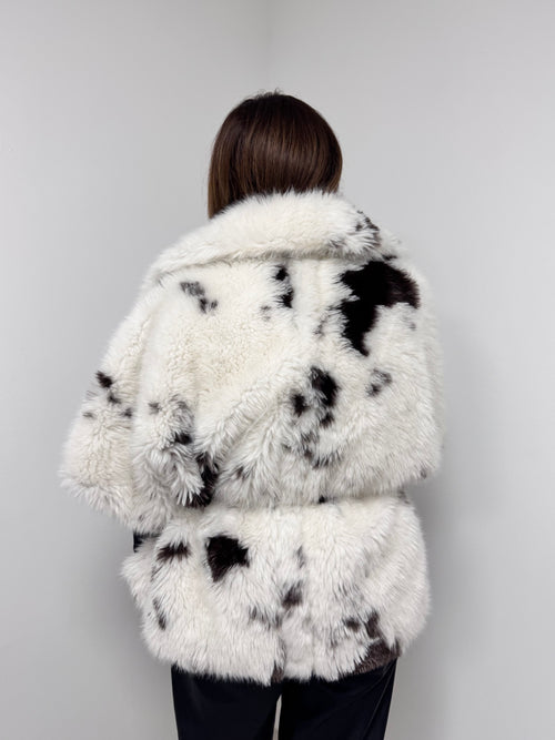 Abrigo cinturón vaca