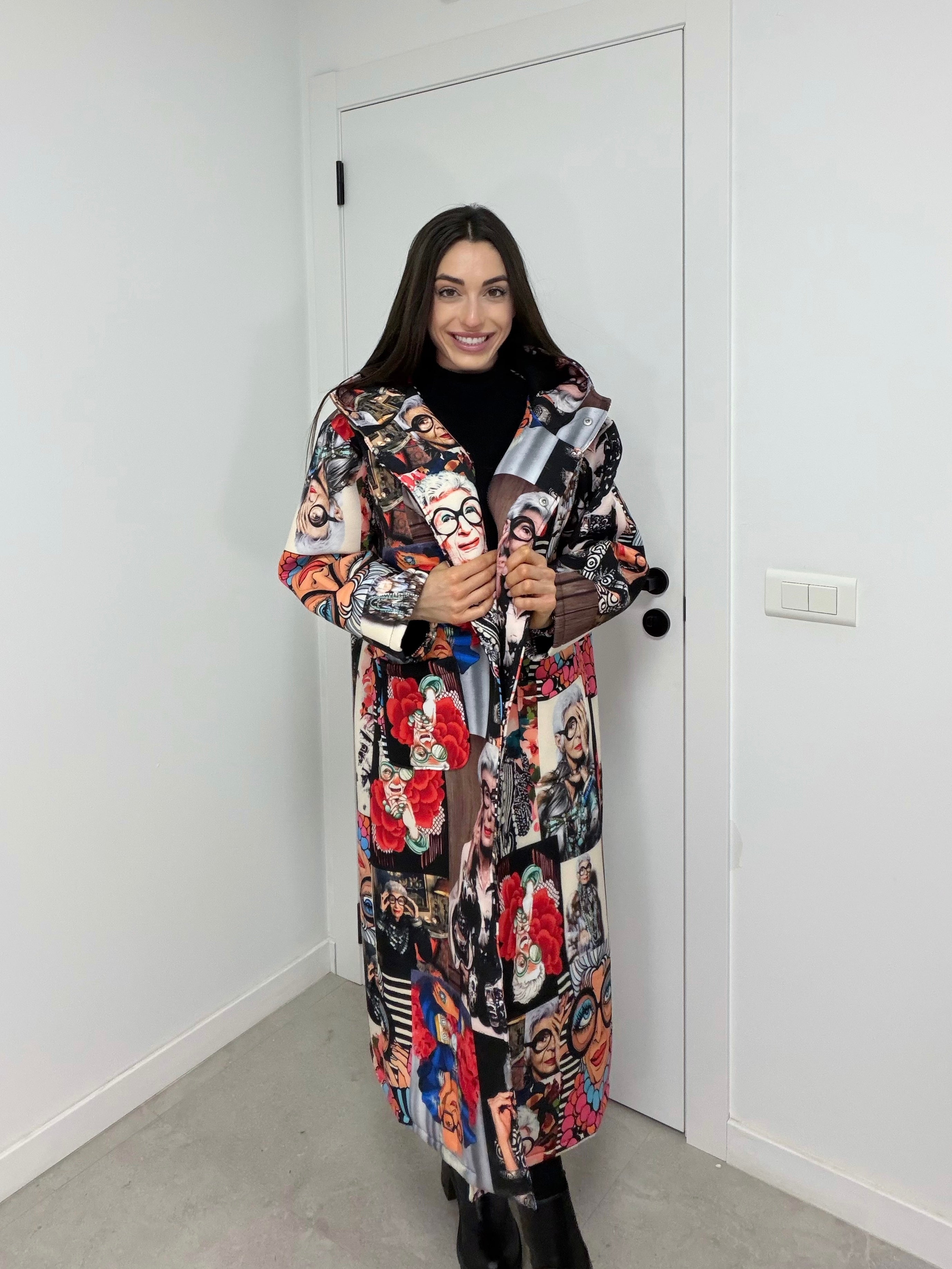 Abrigo largo retratos