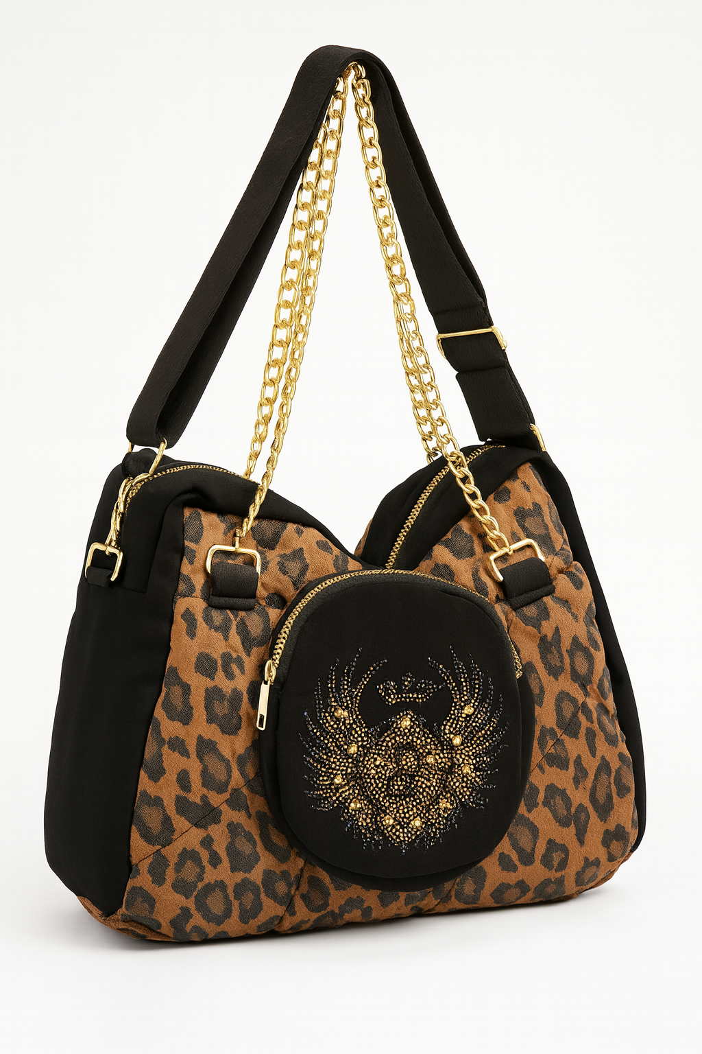 Bolso leopardo cadena Charlize