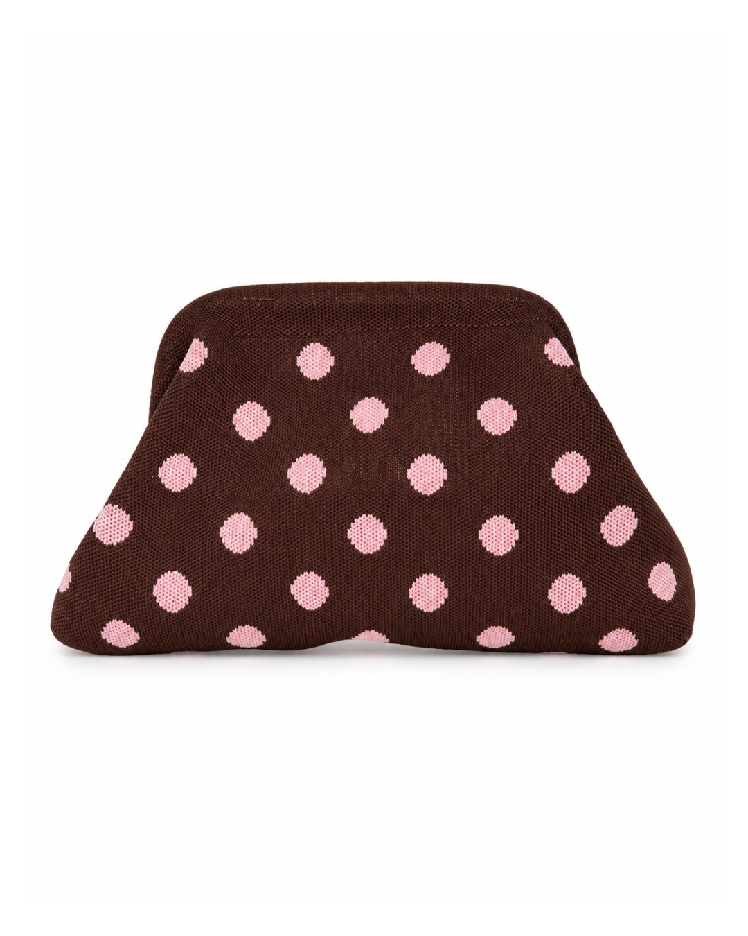 Bolso clutch lunares negro
