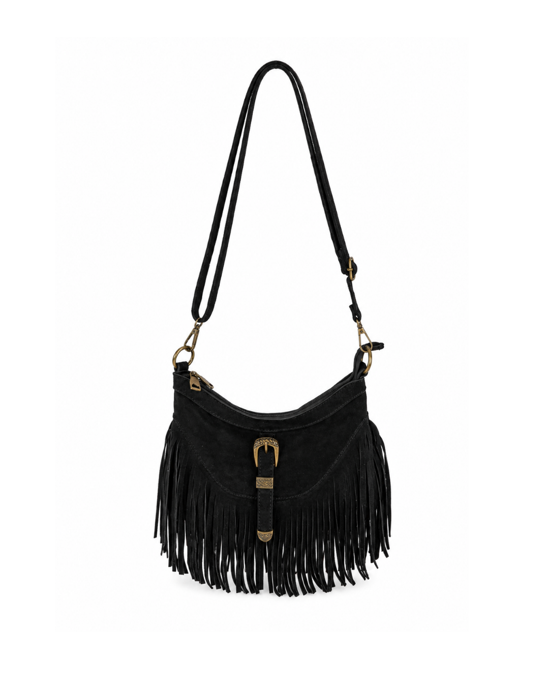 Bolso Bandolera Boho Flecos