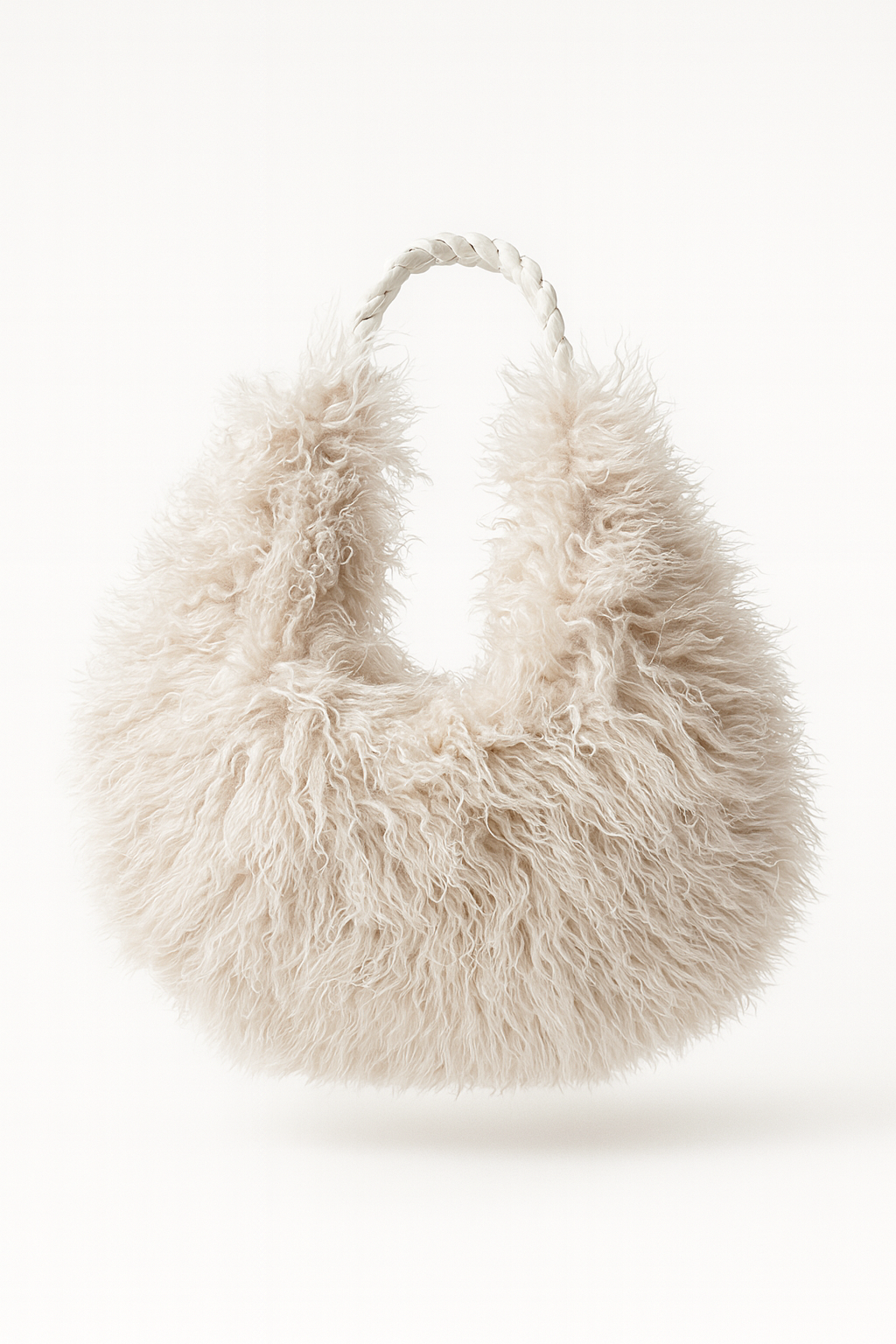 Bolso maxi efecto pelo