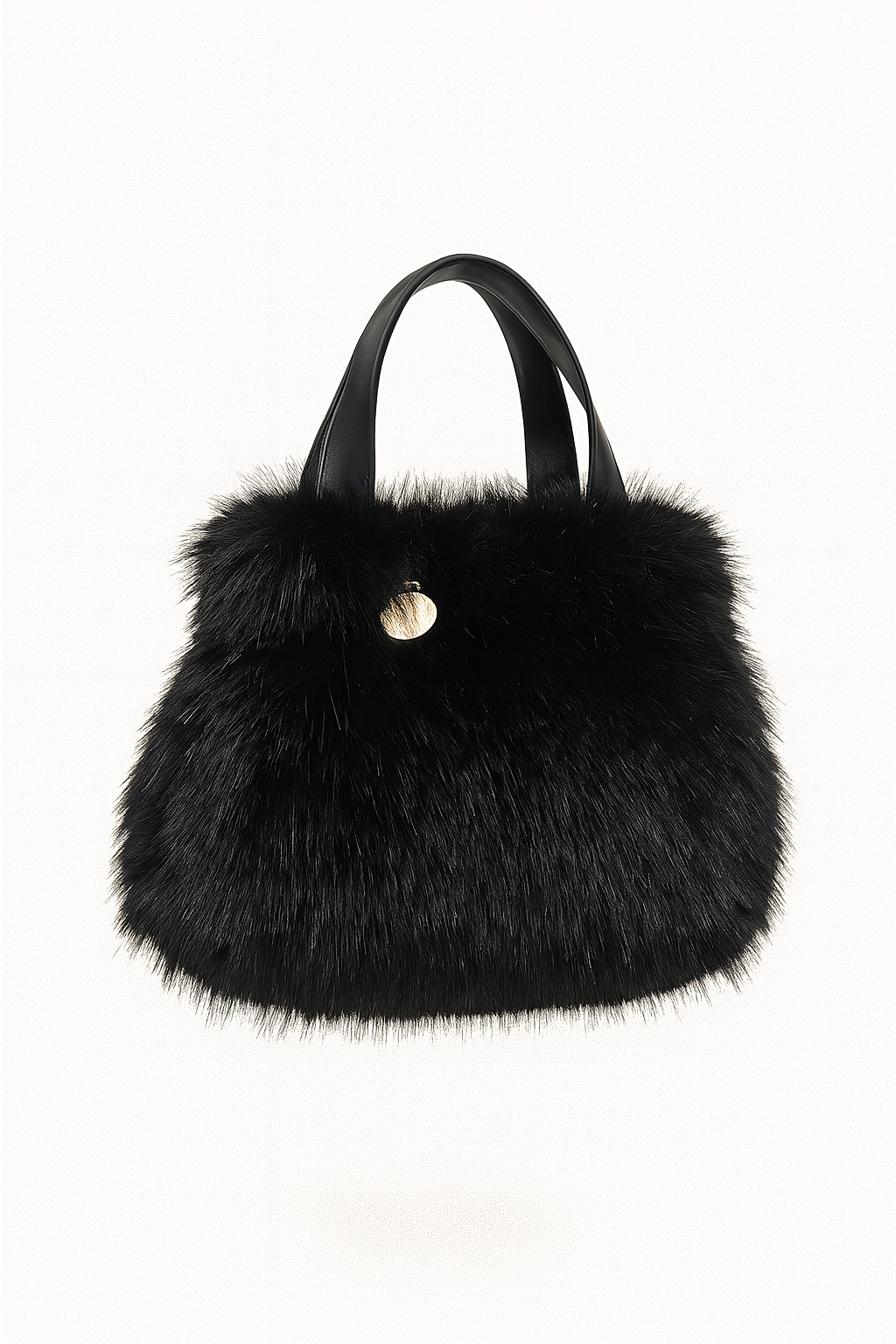 Bolso mini efecto pelo