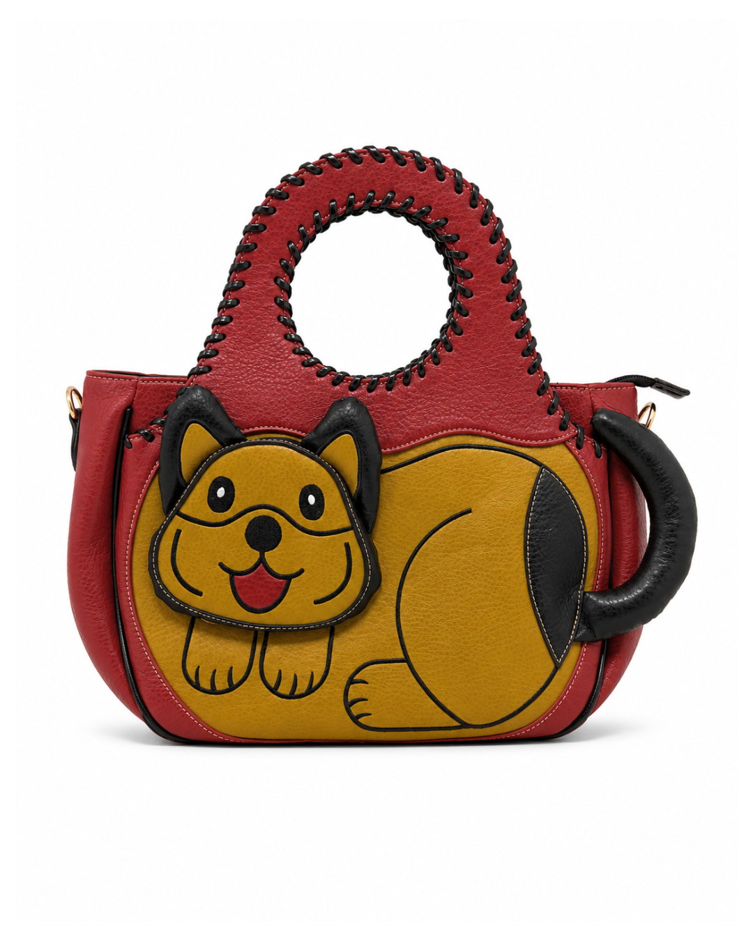 Bolso polipiel gato rojo