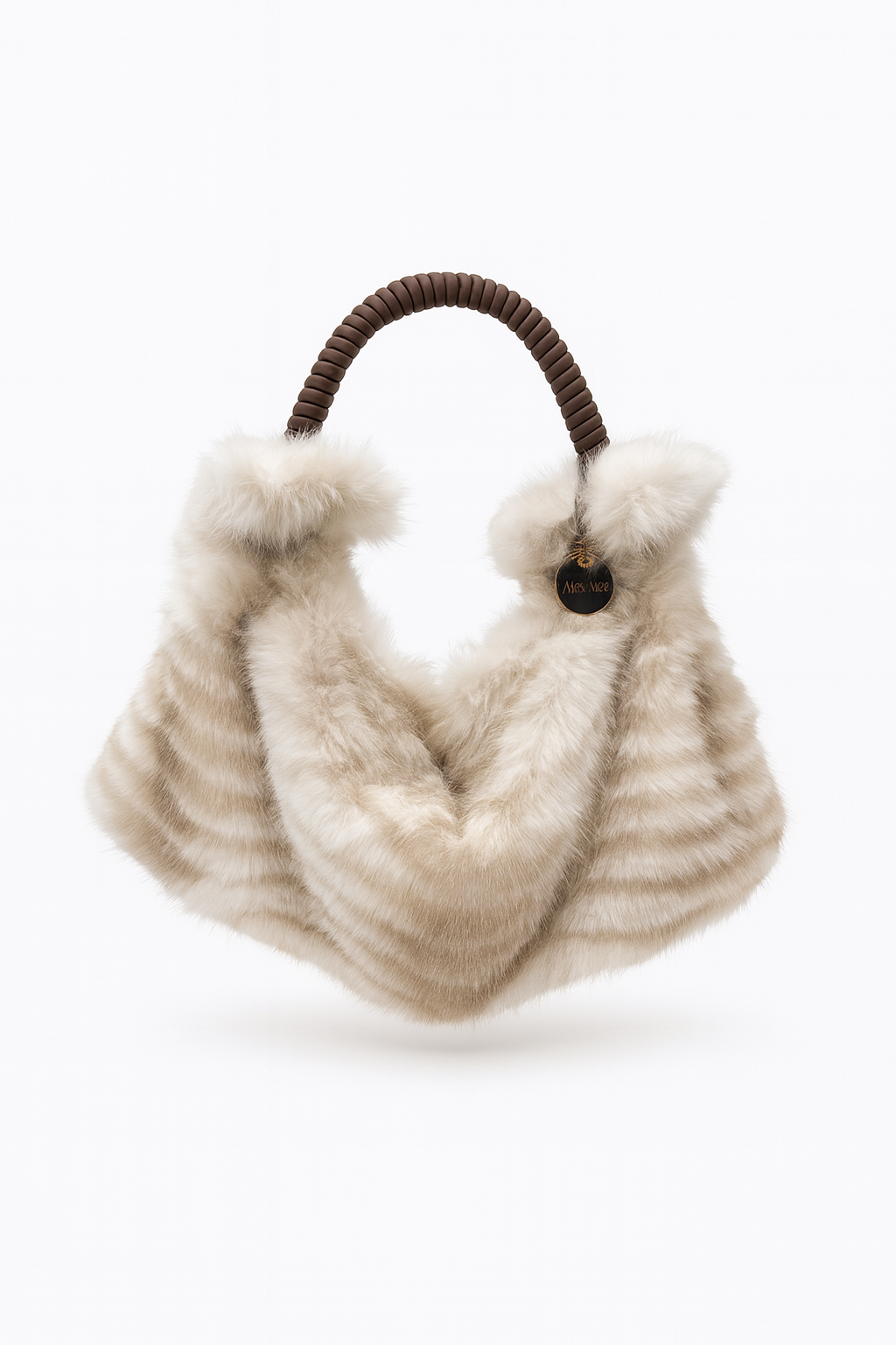 Bolso efecto pelo lazos