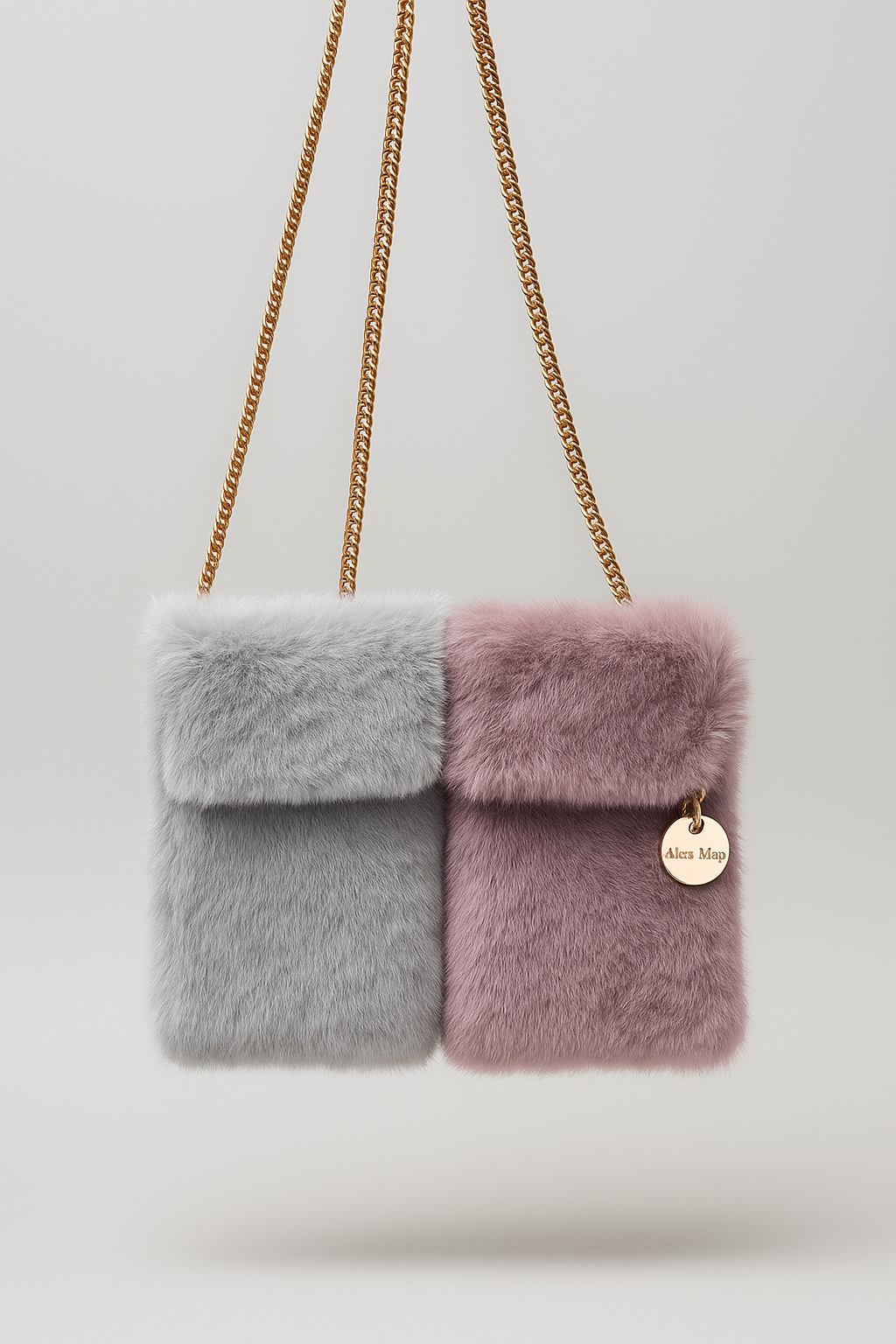 Bolso pelo mini cadena