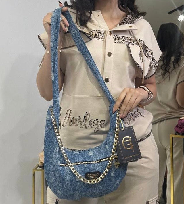 Bolso charlize vaquero bandolera