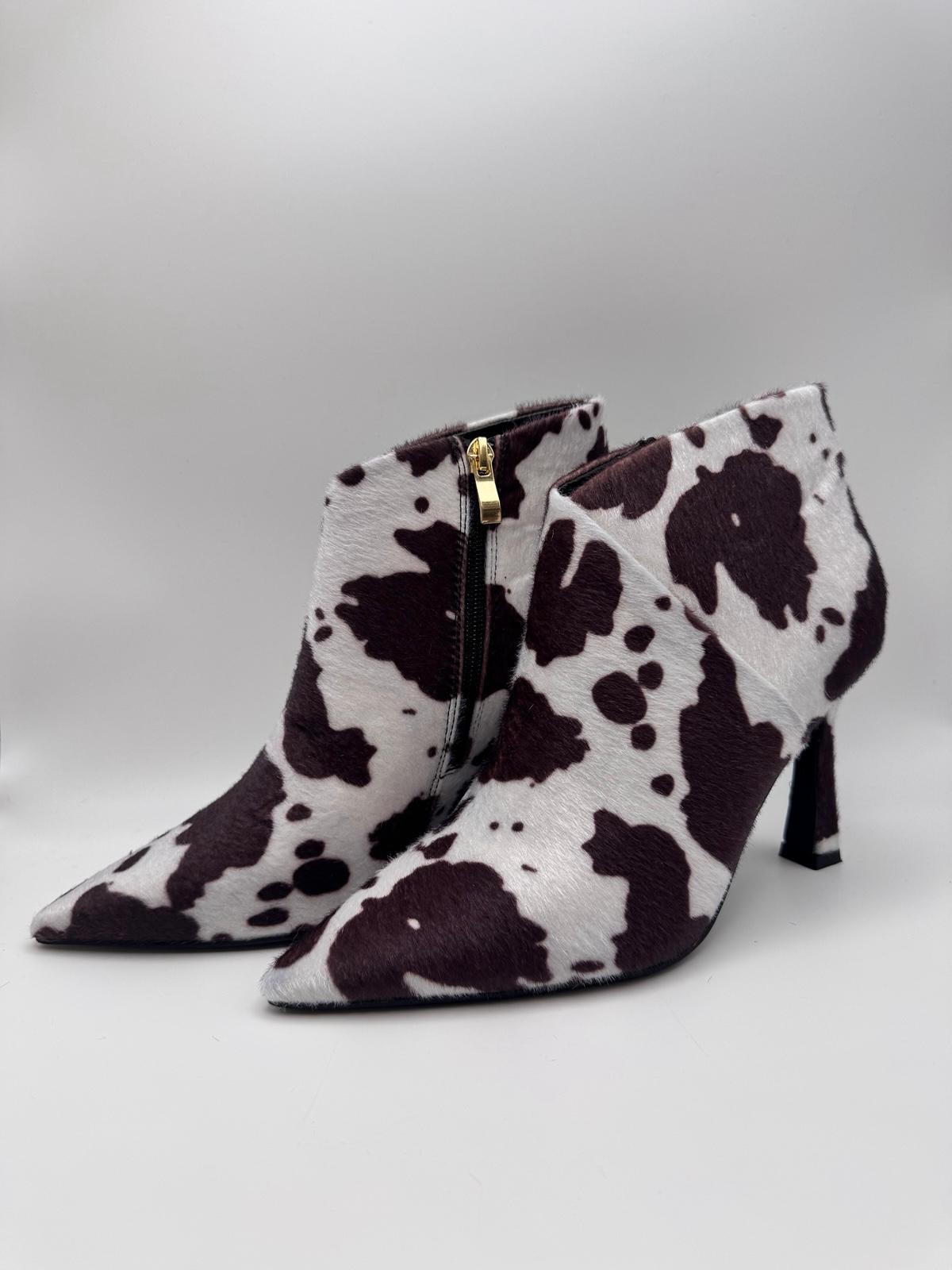 Botín tacon animal print