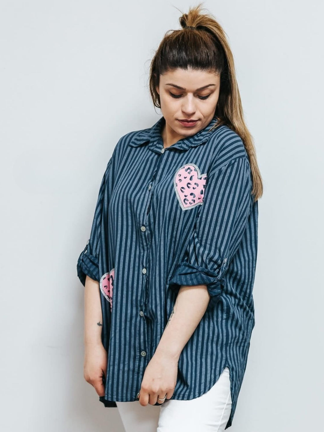 Camisa oversize corazon