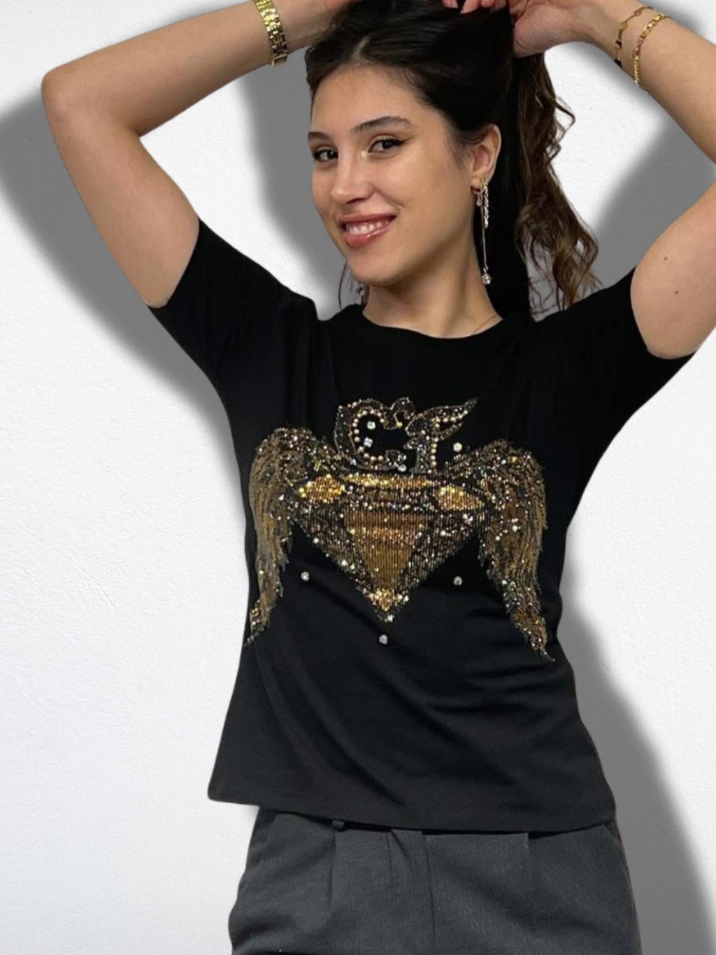 Camiseta diamond black