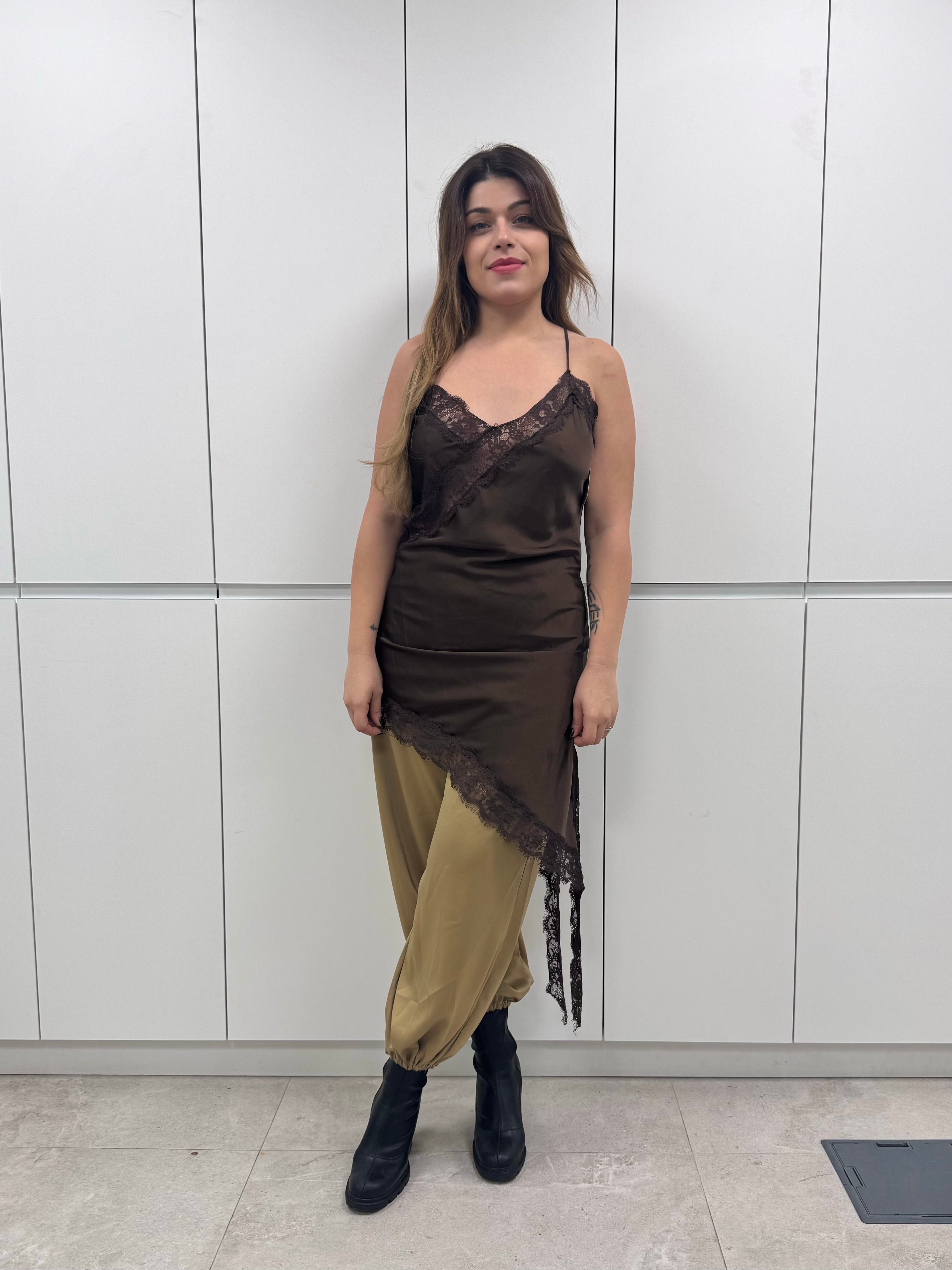 Camiseta larga lencera