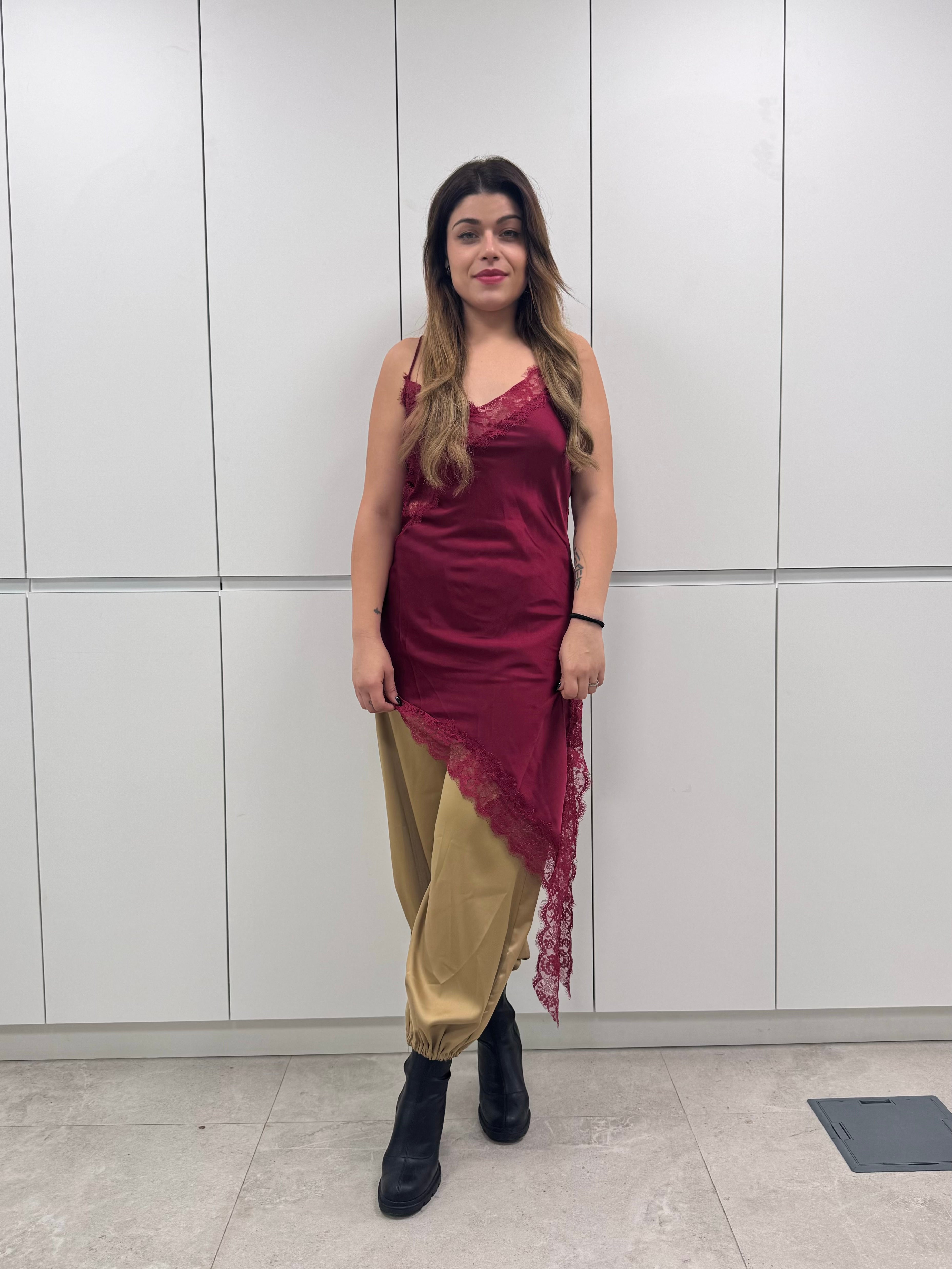 Camiseta larga lencera