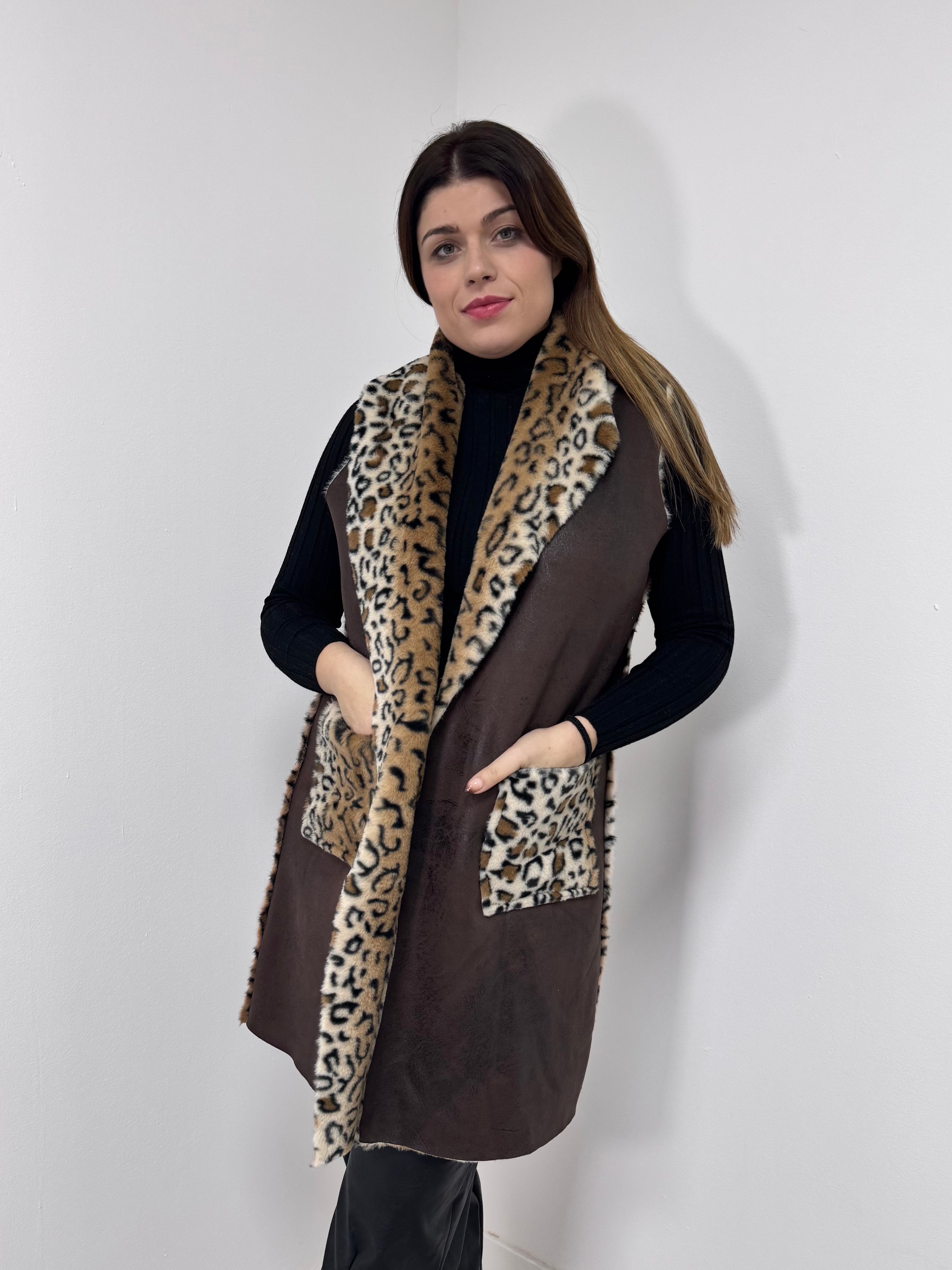 Chaleco ante leopardo