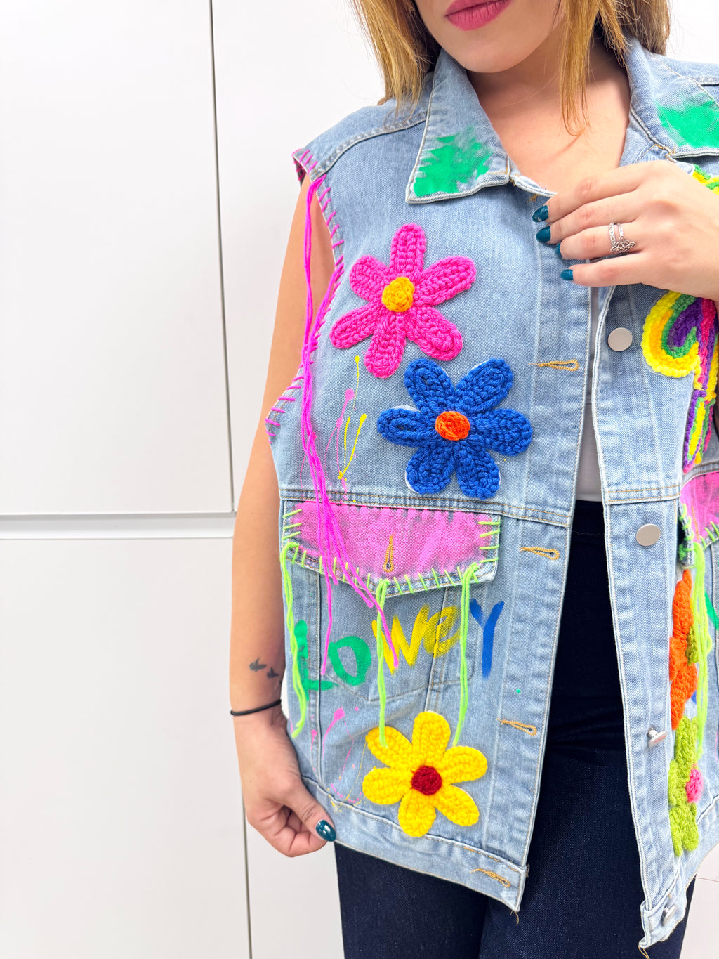 Chaleco flower
