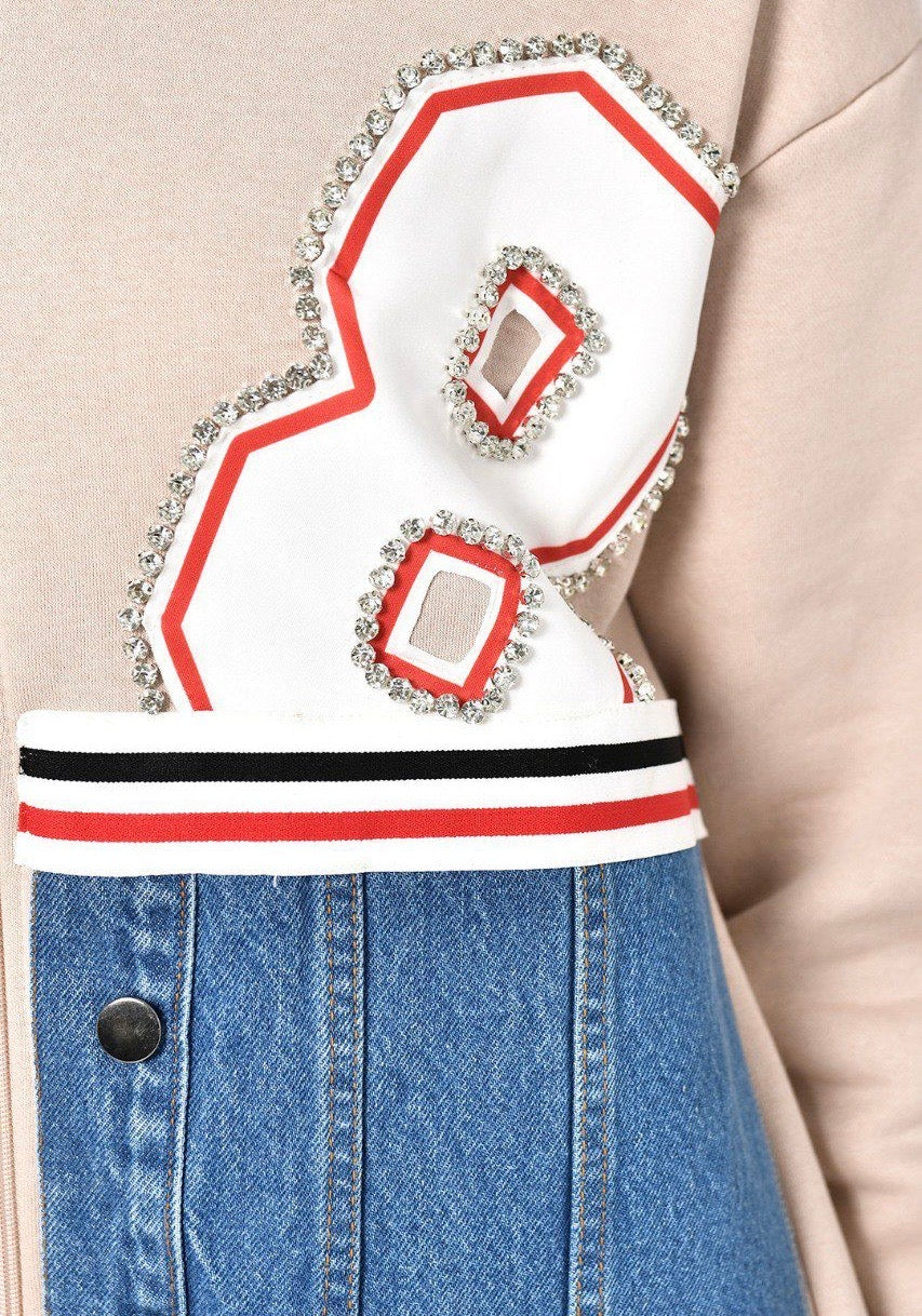 Conjunto chandal beige