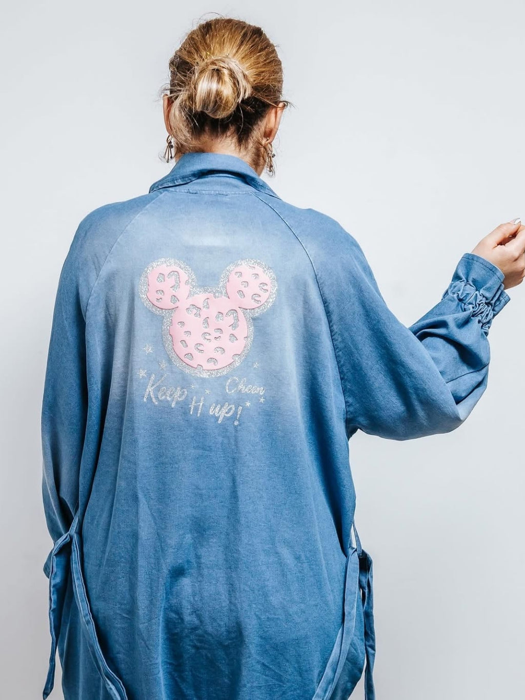 Maxi chaqueta denim mickey