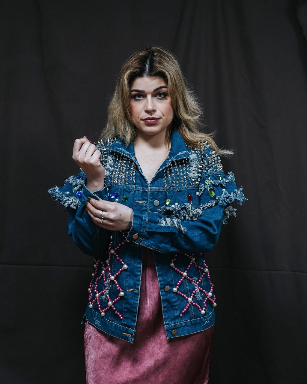 Chaqueta denim mujer