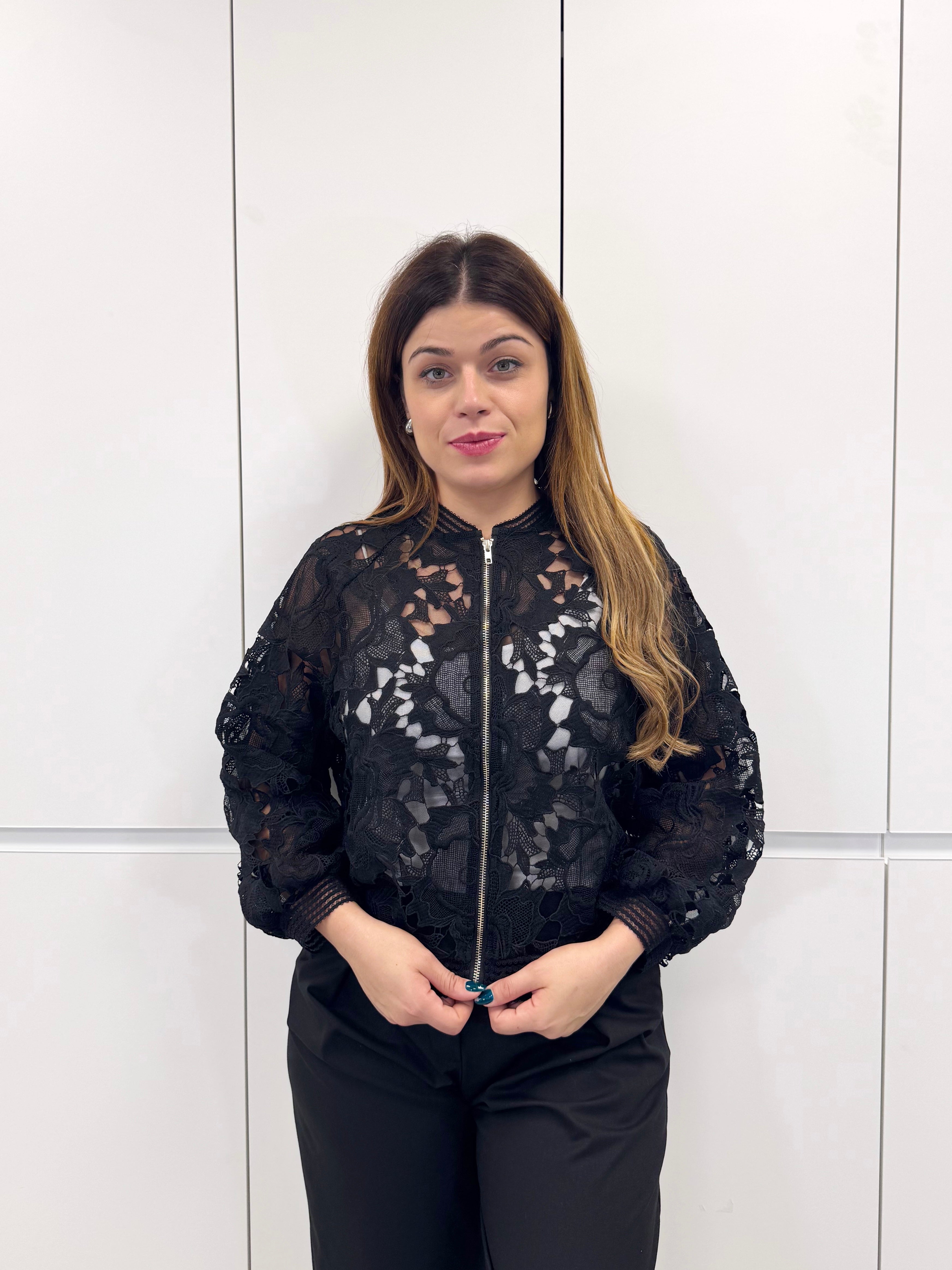 Chaqueta de encaje