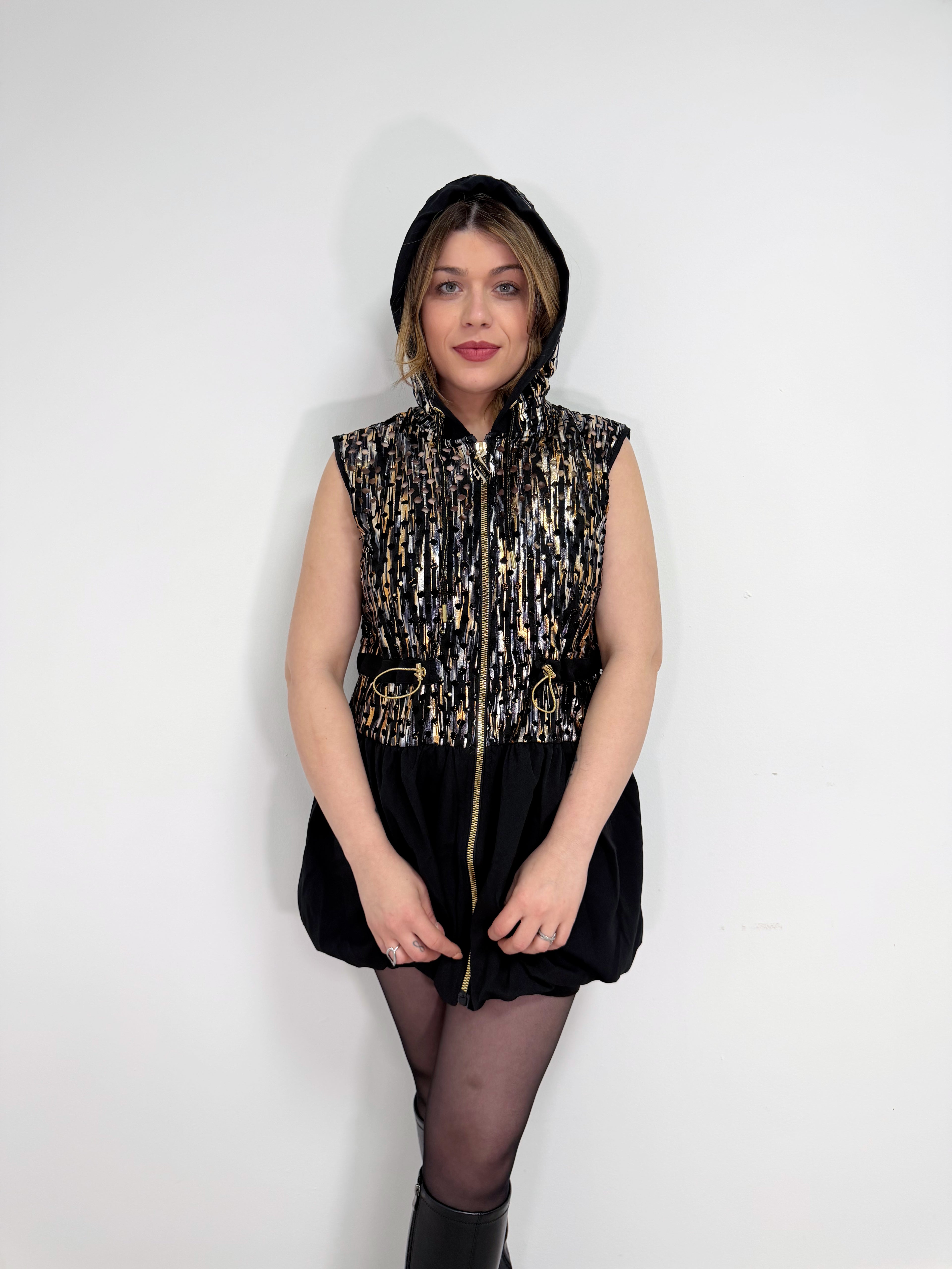 conjunto vestido globo
