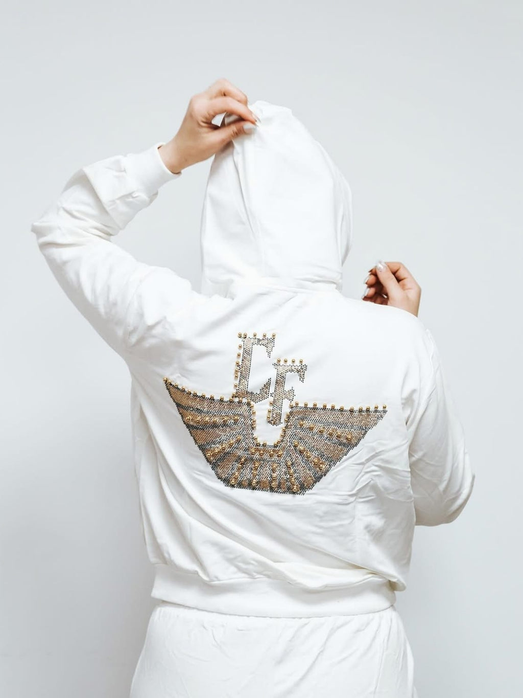 Conjunto dos piezas blanco