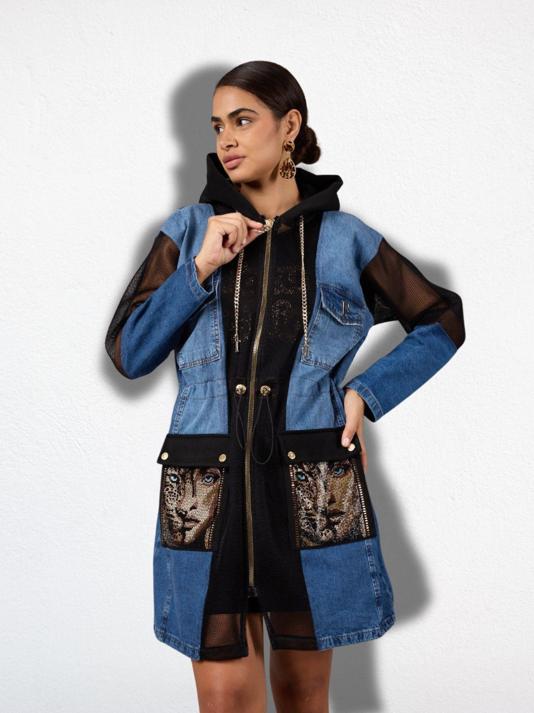 Conjunto vestidos denim