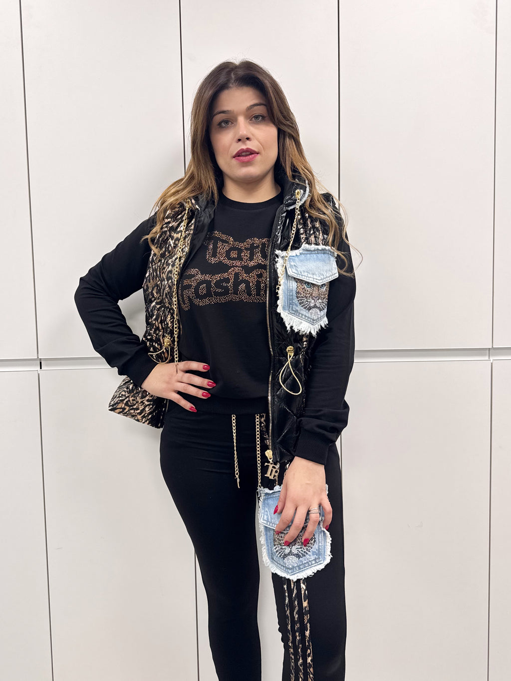 Conjunto chándal black tatu