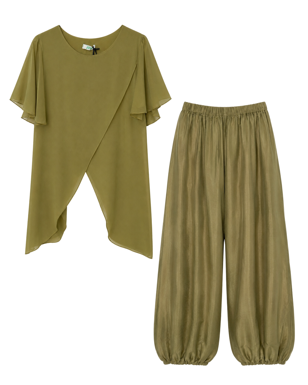 Conjunto fluido verano verde