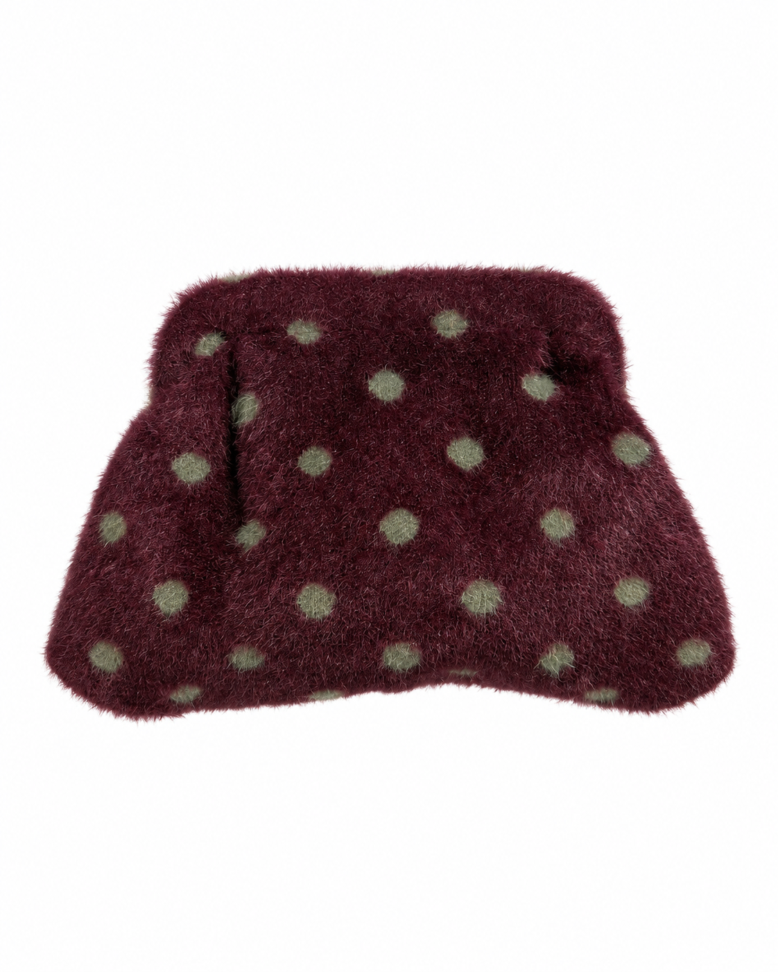 Bolso terciopelo lunares