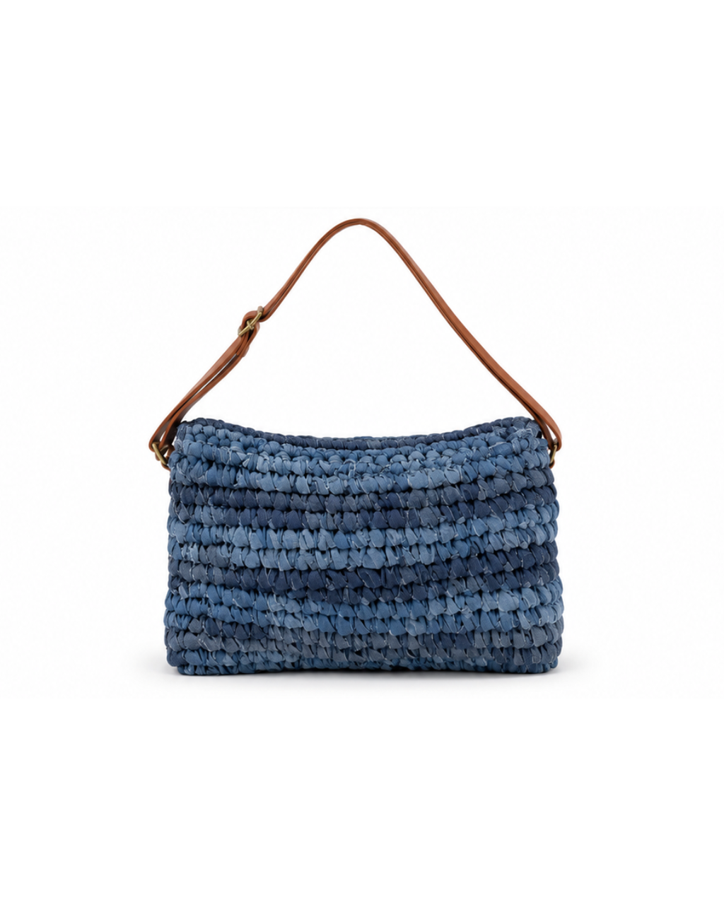Bolso Rafia Denim Azul