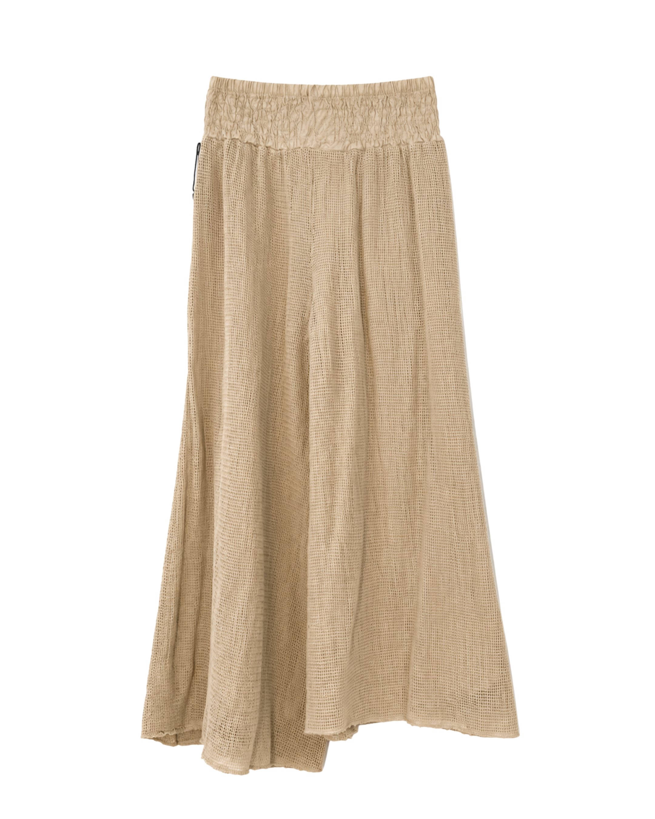 Pantalón palazzo pirata punto