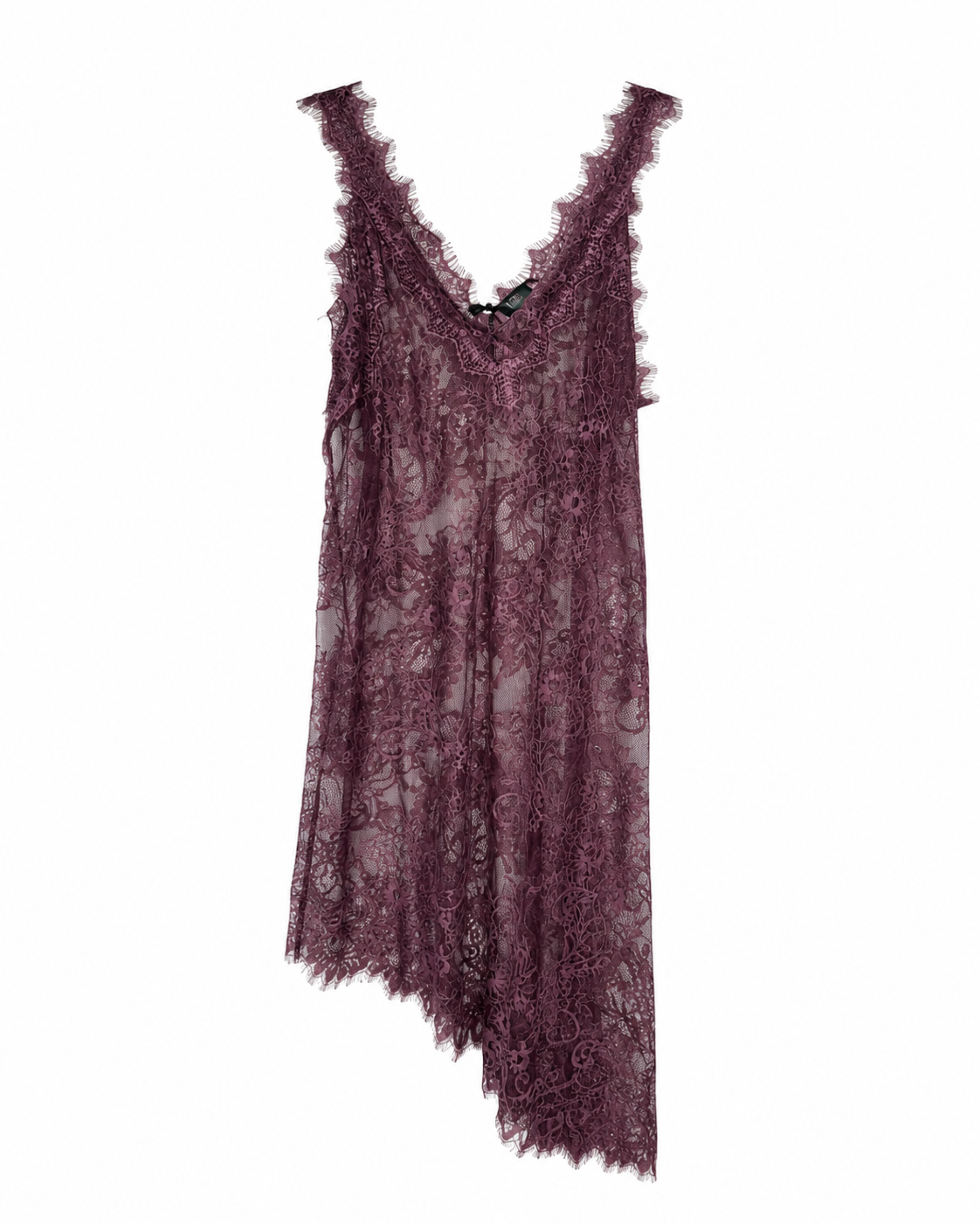 Blusa encaje LUX asimétrica