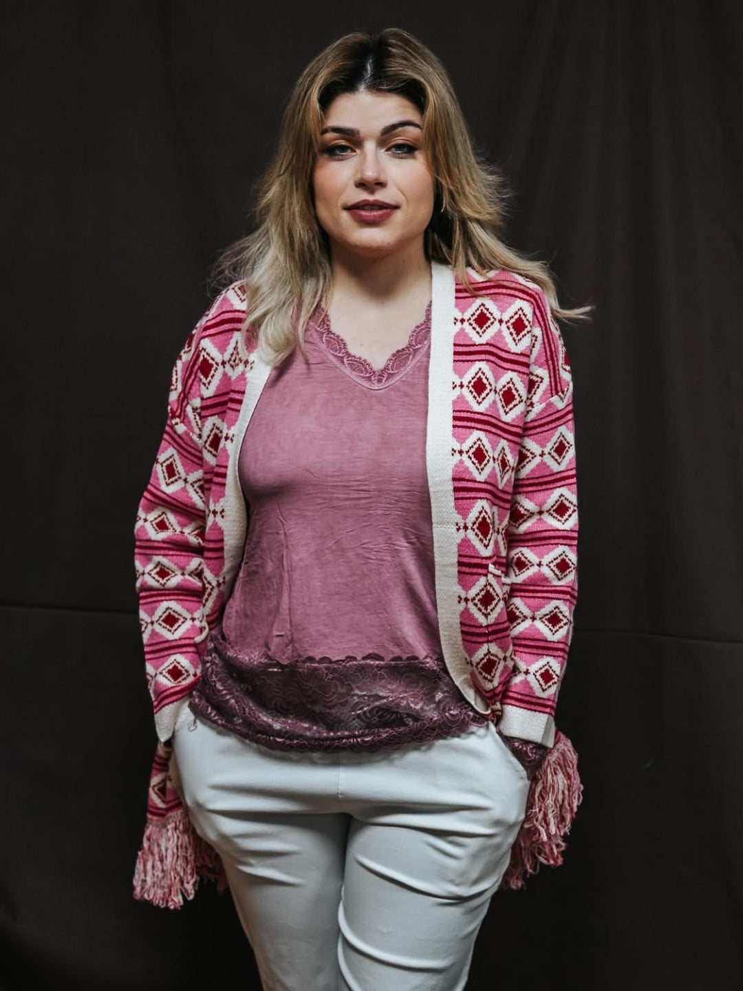 Chaqueta Jersey pink
