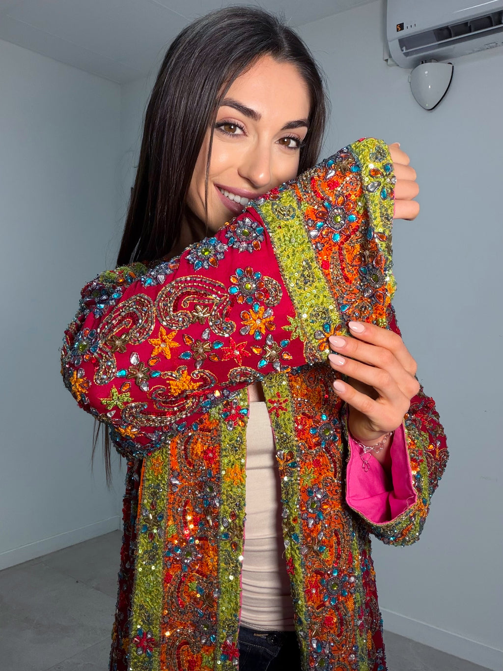 Kimono pedrería