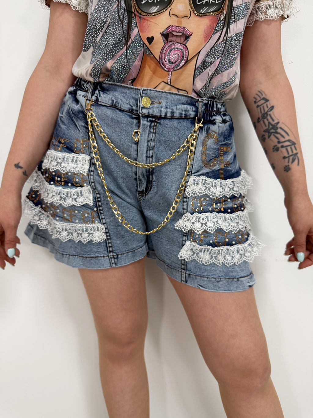 Conjunto short volante
