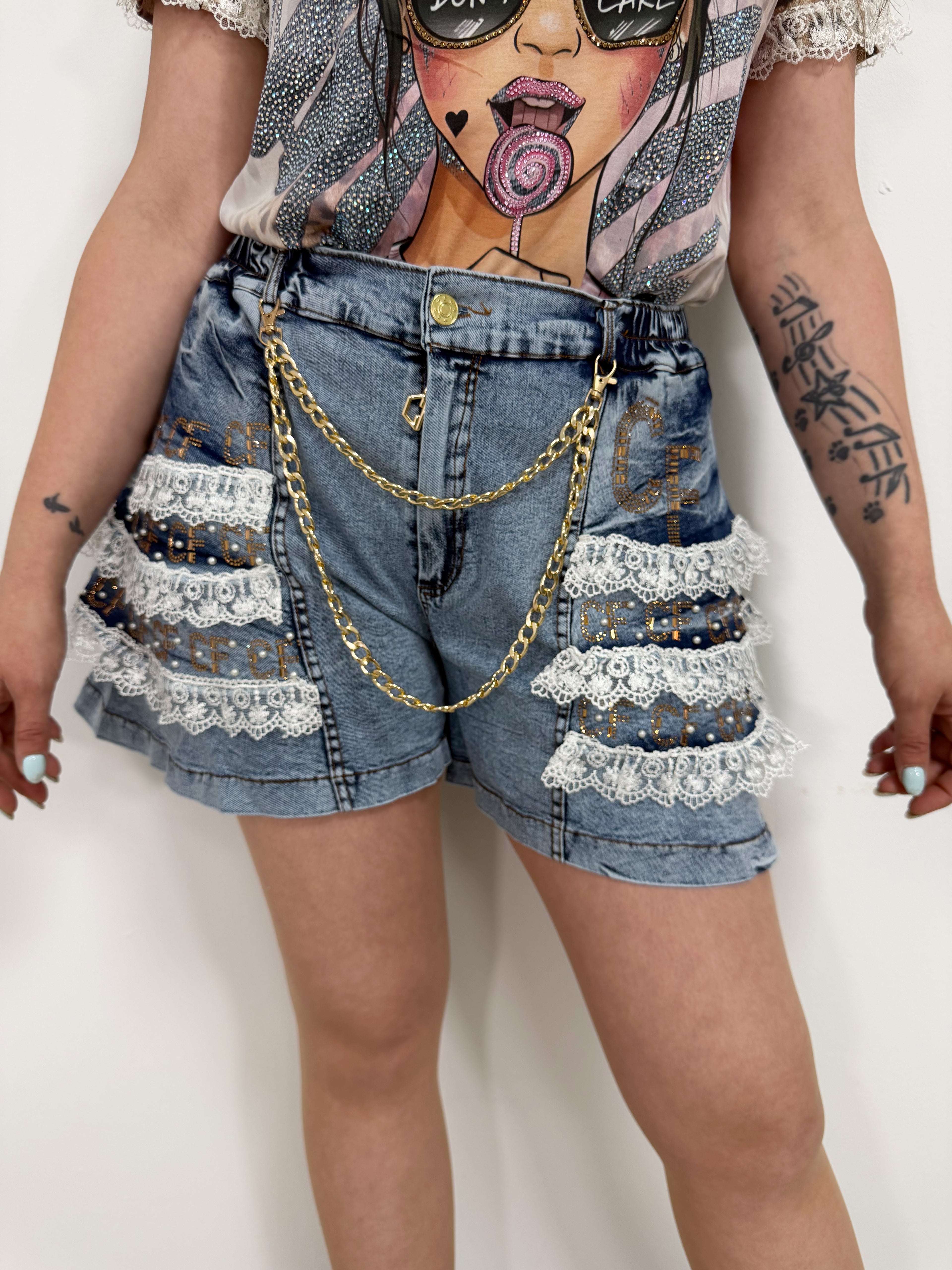 Conjunto short volante
