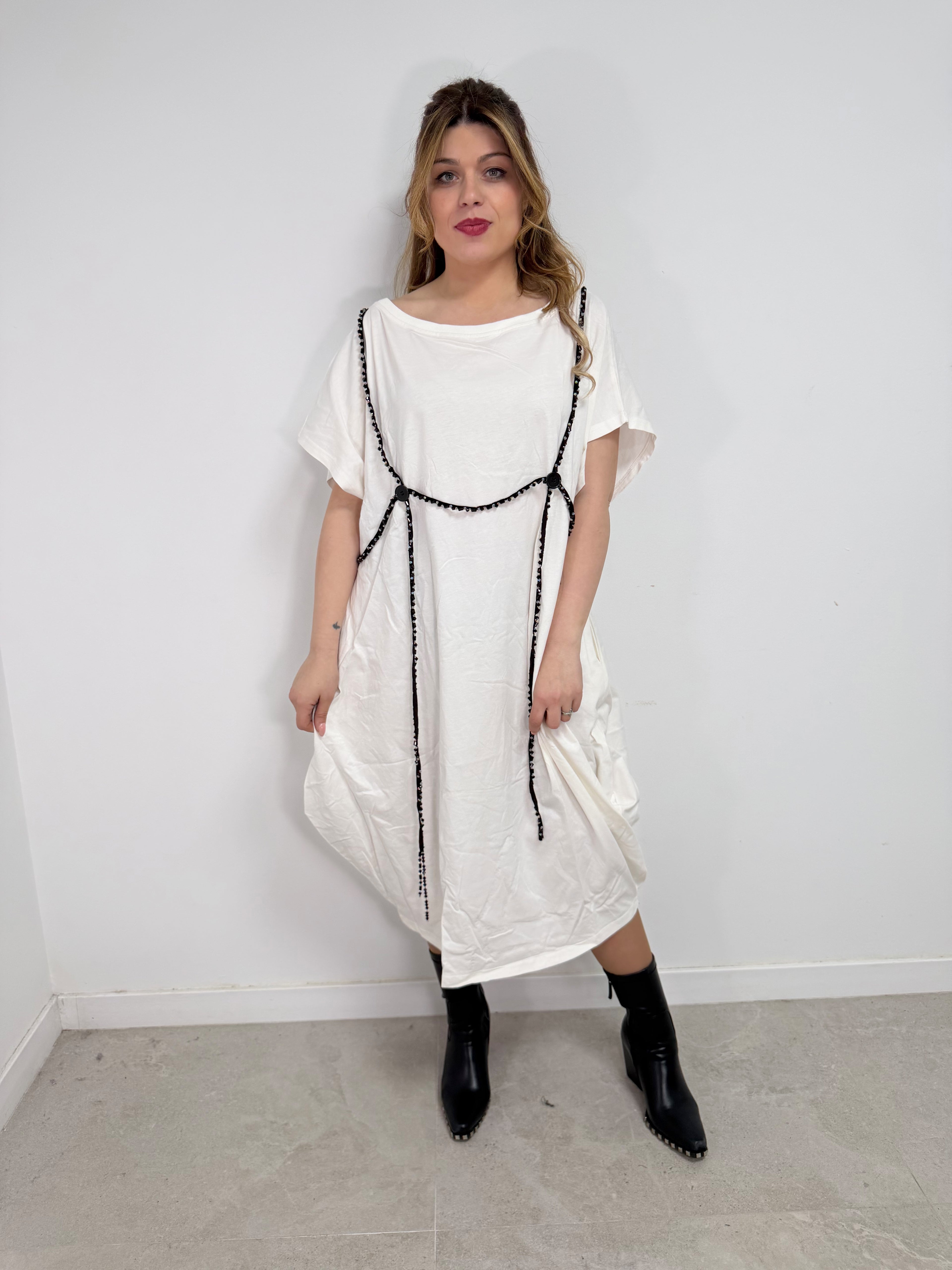 Vestido blanco joya