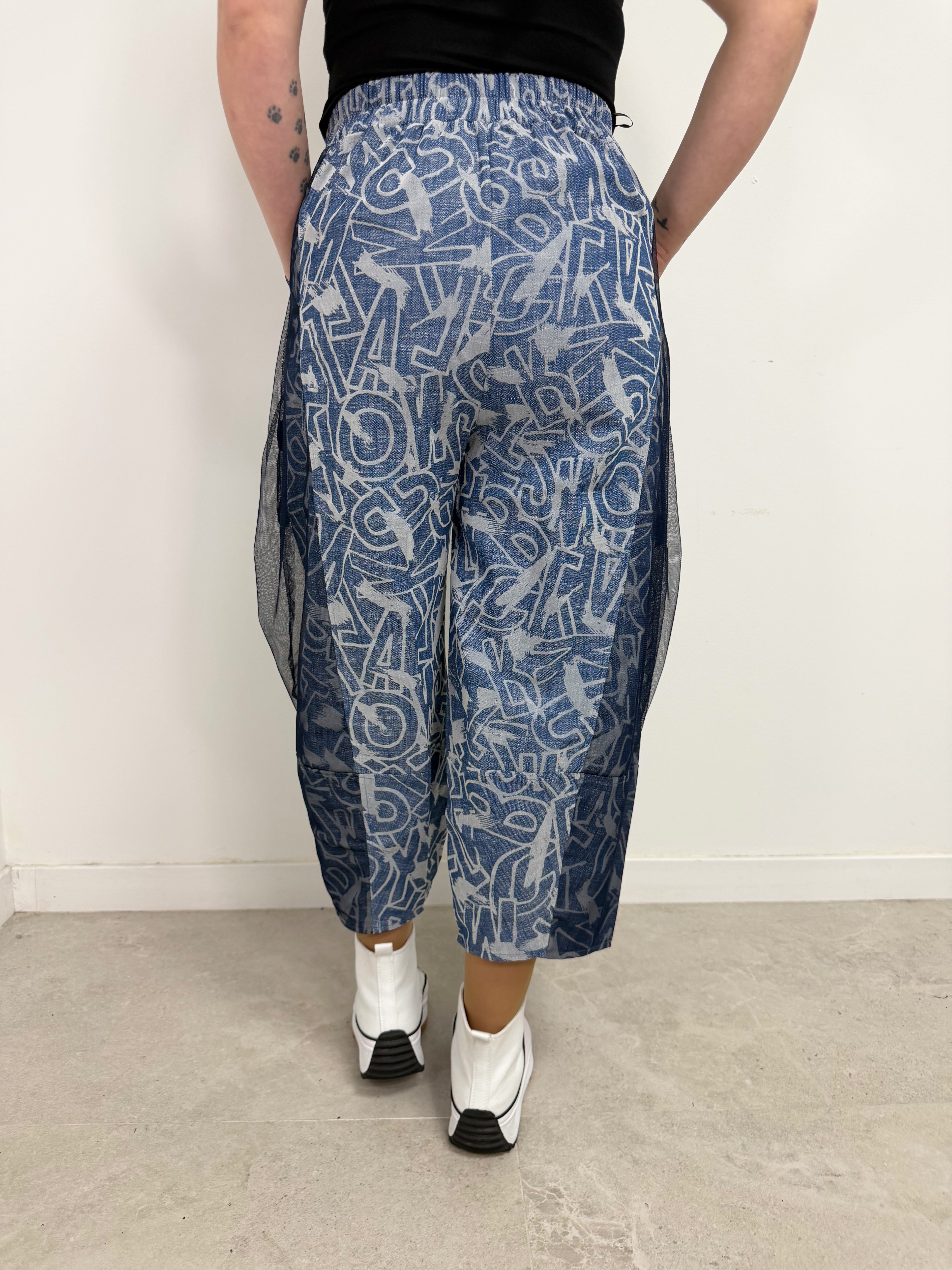 Pantalón denim cargo