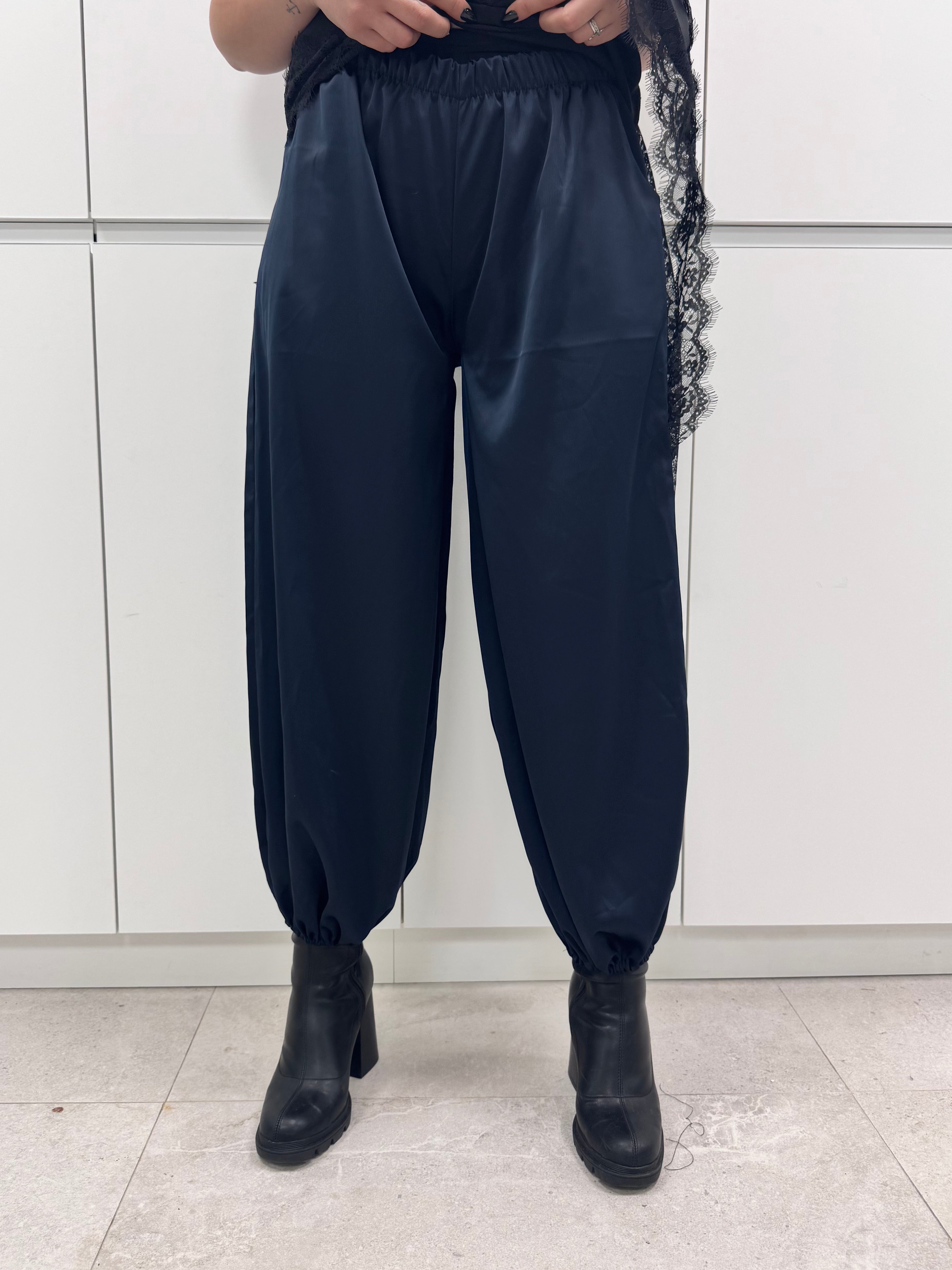 Pantalón cargo seda