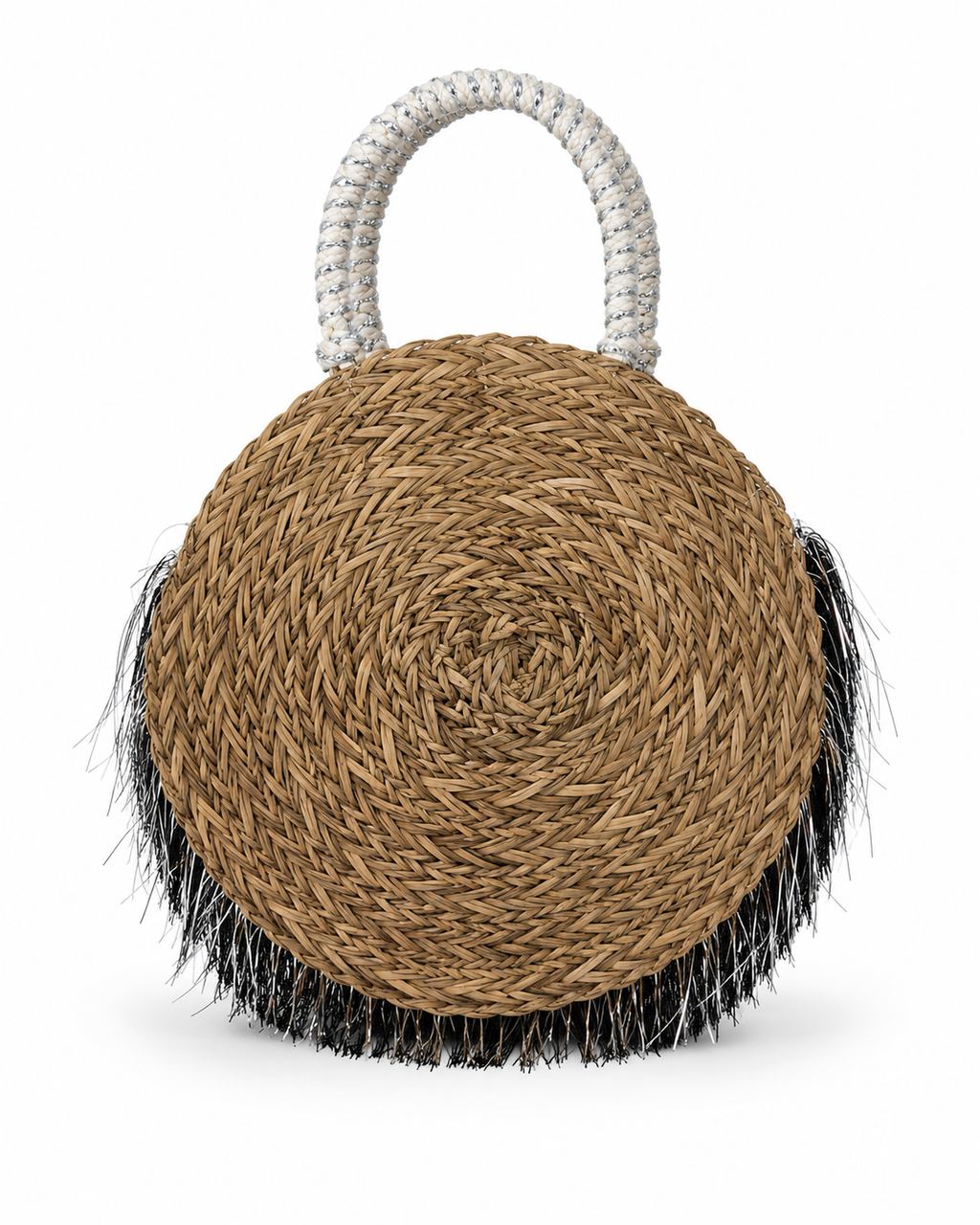 Bolso Boho flecos redondo