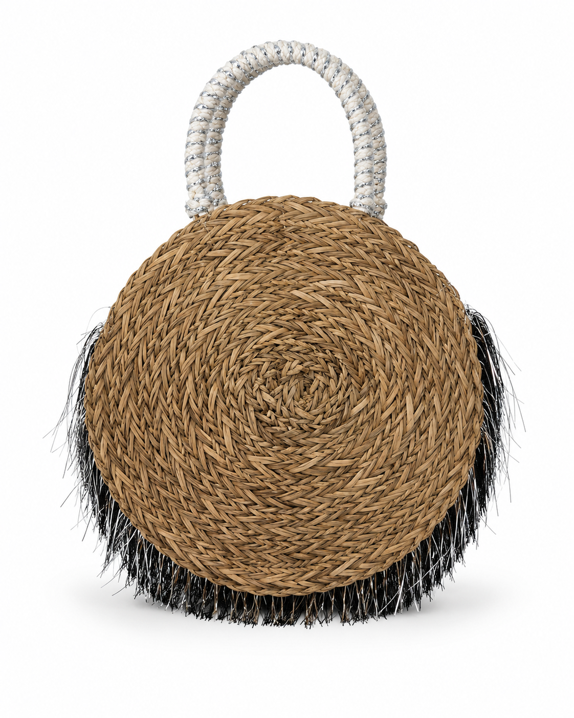 Bolso Boho flecos redondo