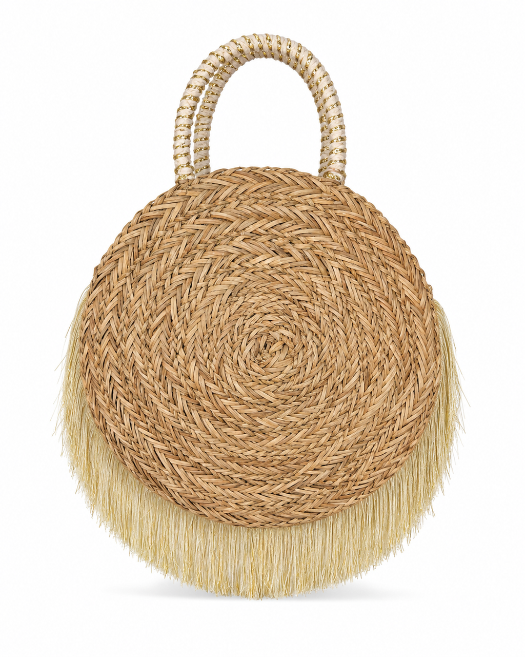 Bolso Boho flecos redondo