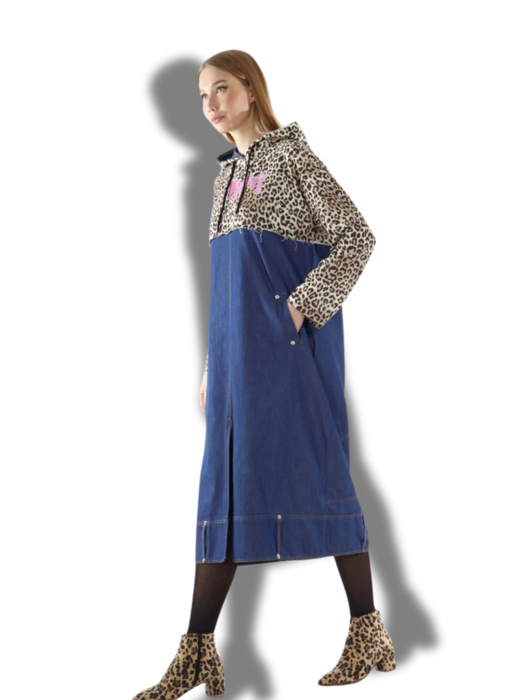 Vestido capucha turco